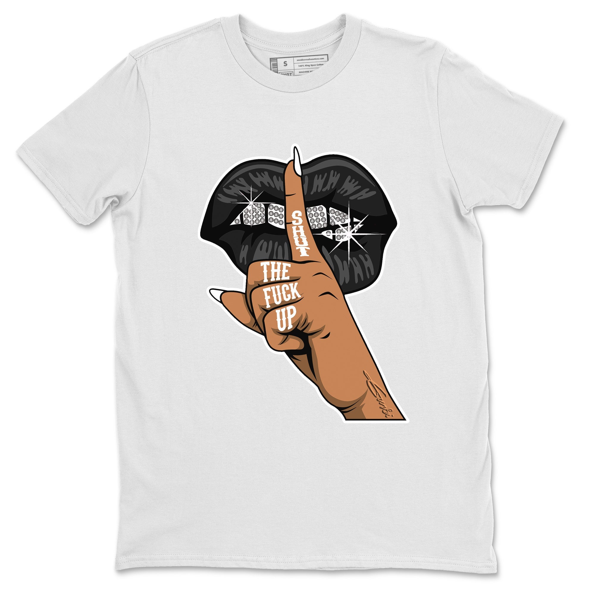 Lips Hand Unisex Tops - Air Jordan 11 72-10
