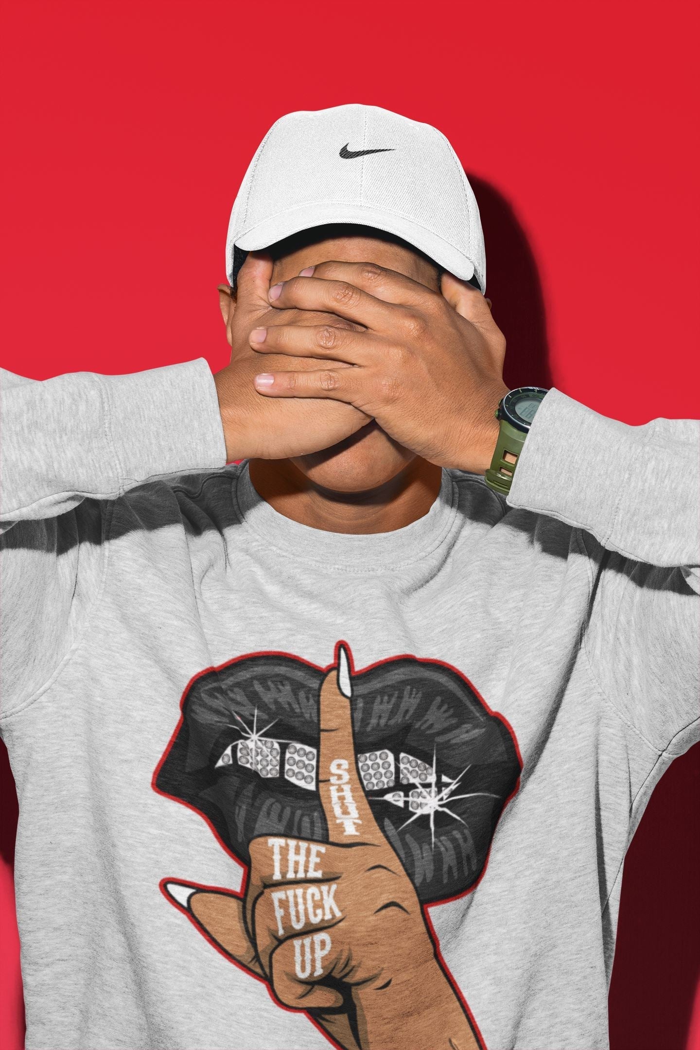 Lips Hand Unisex Tops - Air Jordan 12 Playoffs