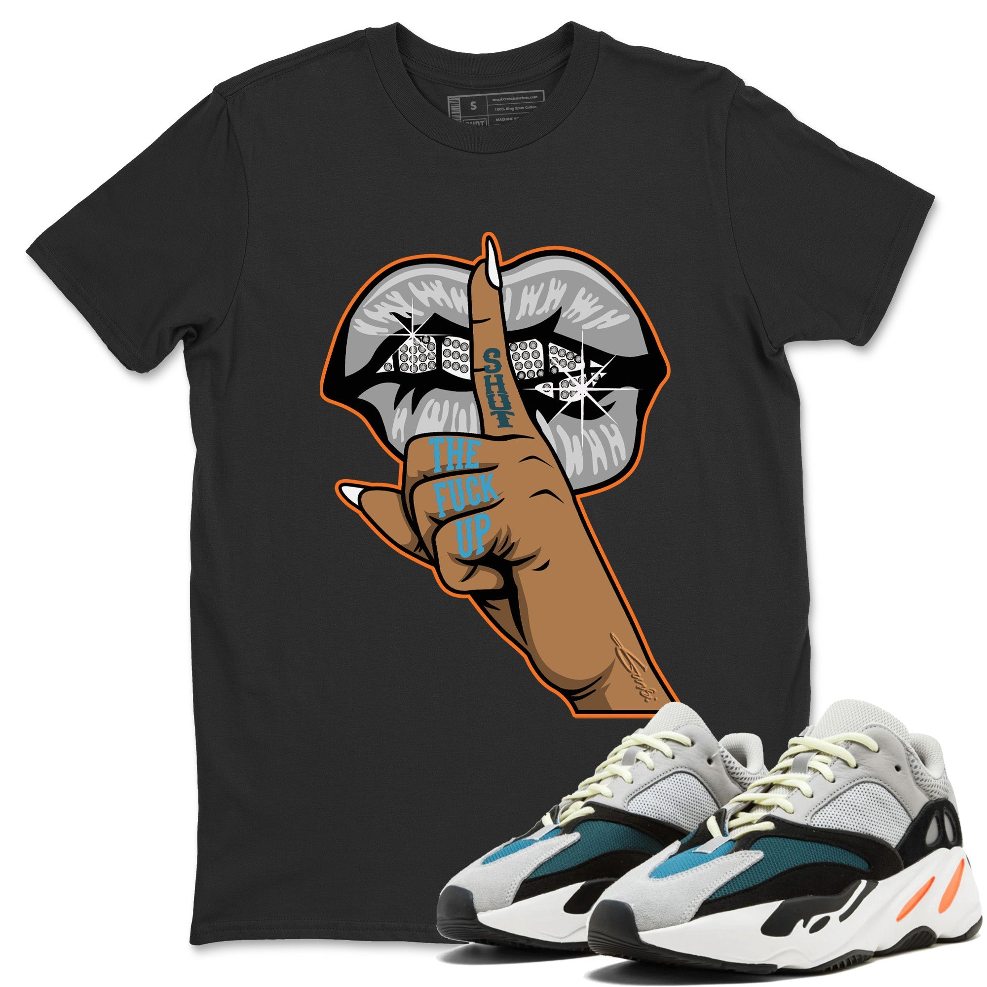 Lips Hand Unisex Tops - Yeezy 700 Wave Runner