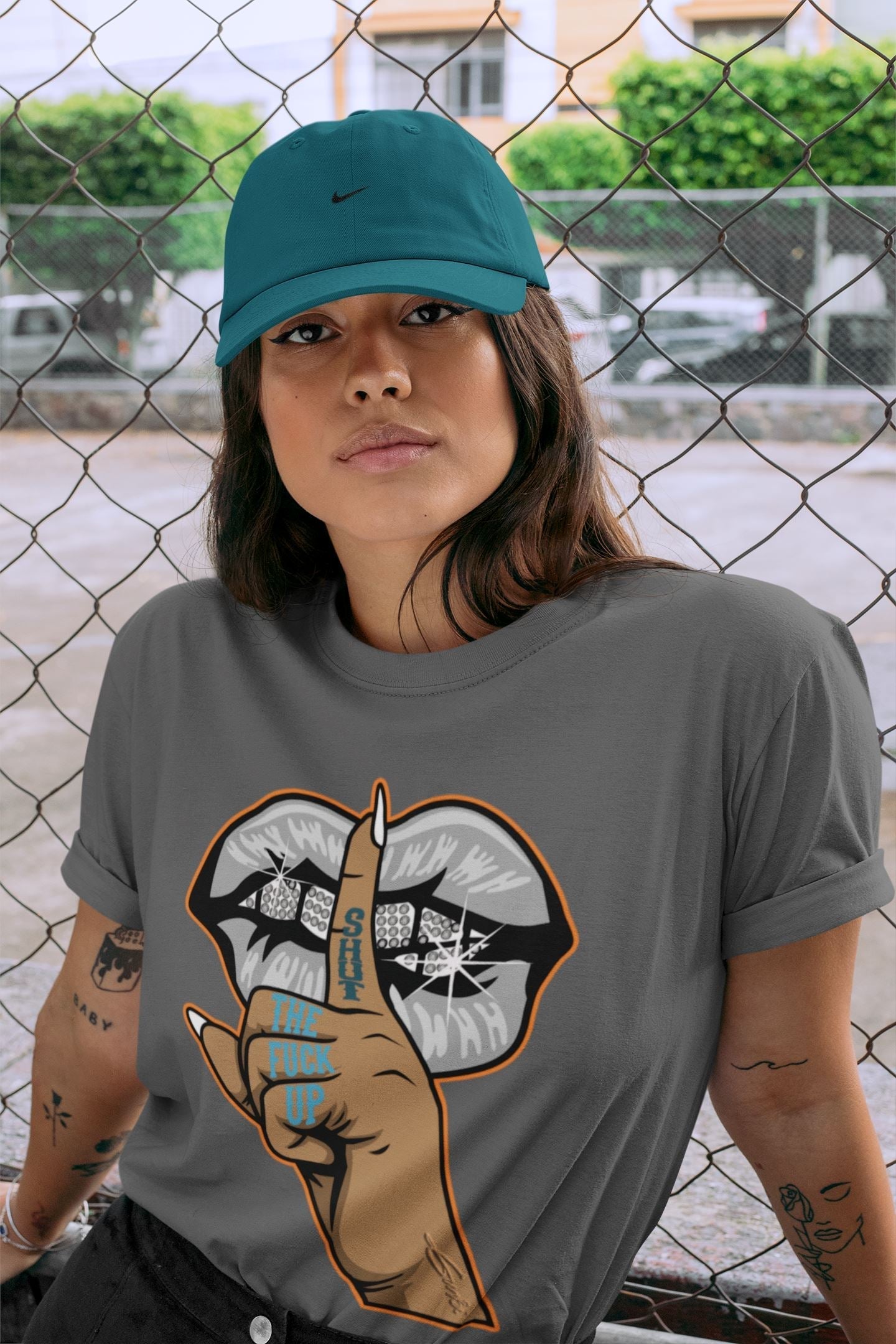 Lips Hand Unisex Tops - Yeezy 700 Wave Runner