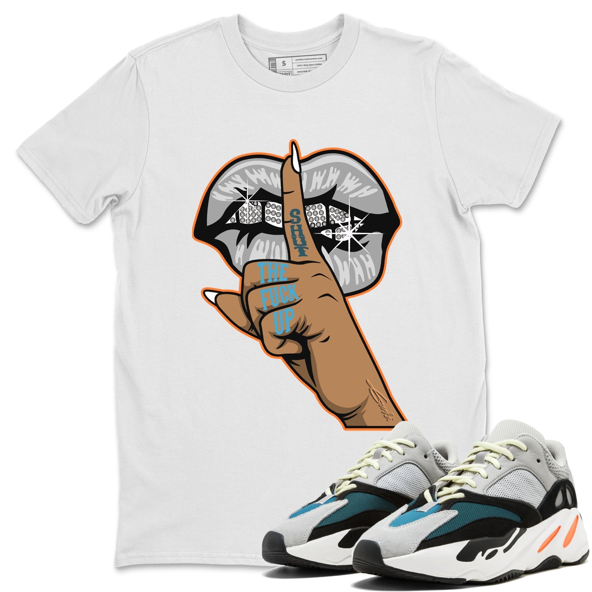 Lips Hand Unisex Tops - Yeezy 700 Wave Runner