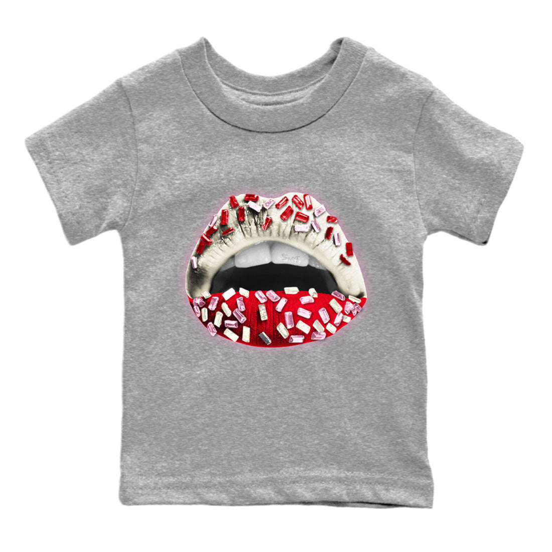 Lips Jewel Kids Tops - Air Force 1 Valentines Day