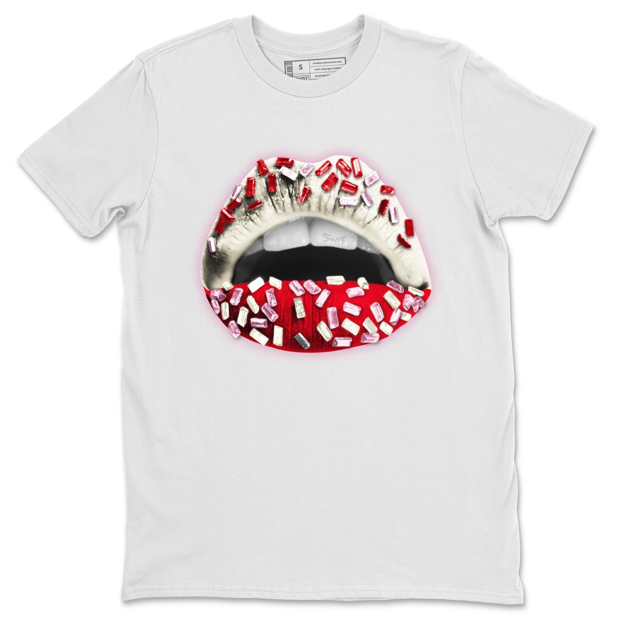 Lips Jewel Unisex Tops - Air Force 1 Valentines Day