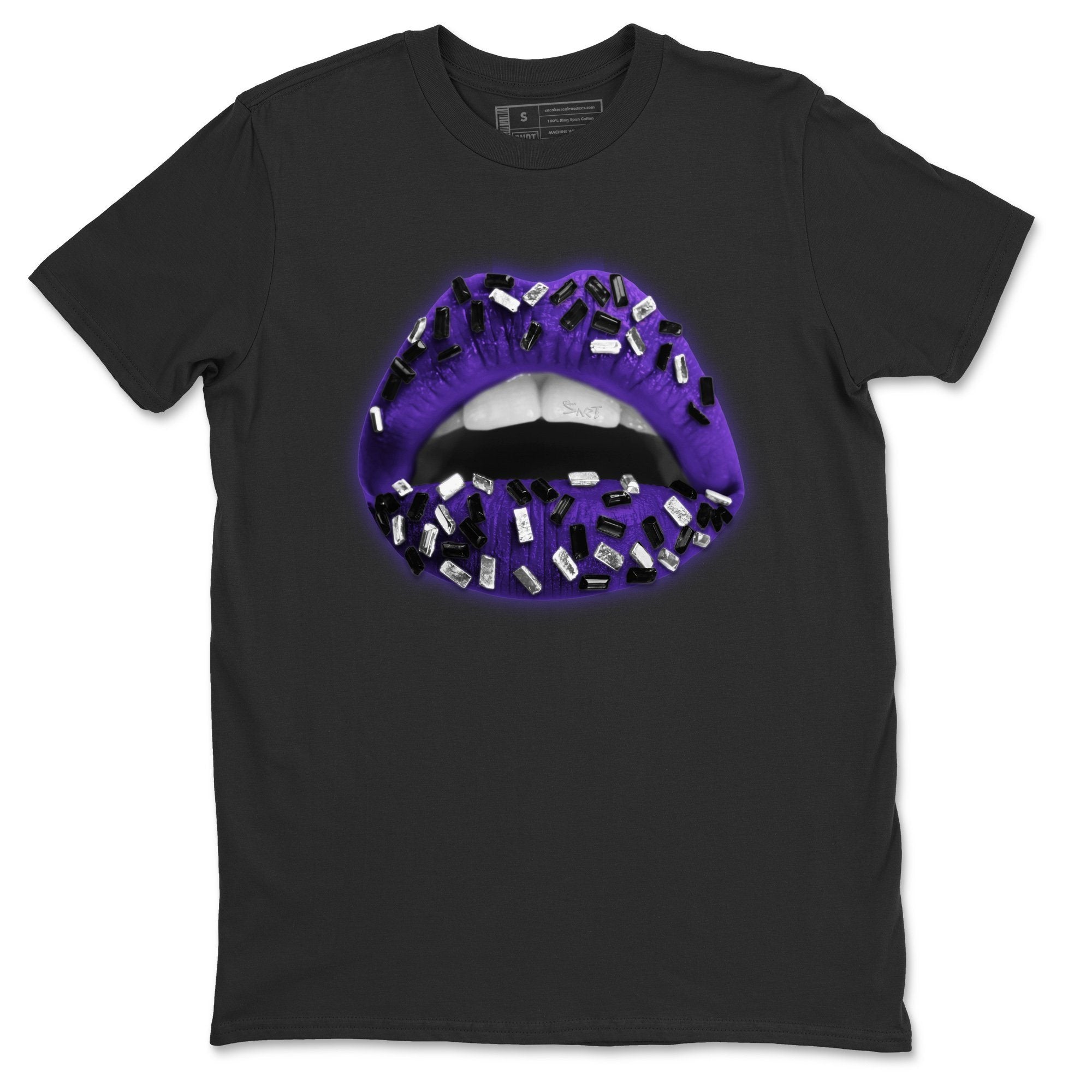 Lips Jewel Unisex Tops - Air Jordan 1 Court Purple