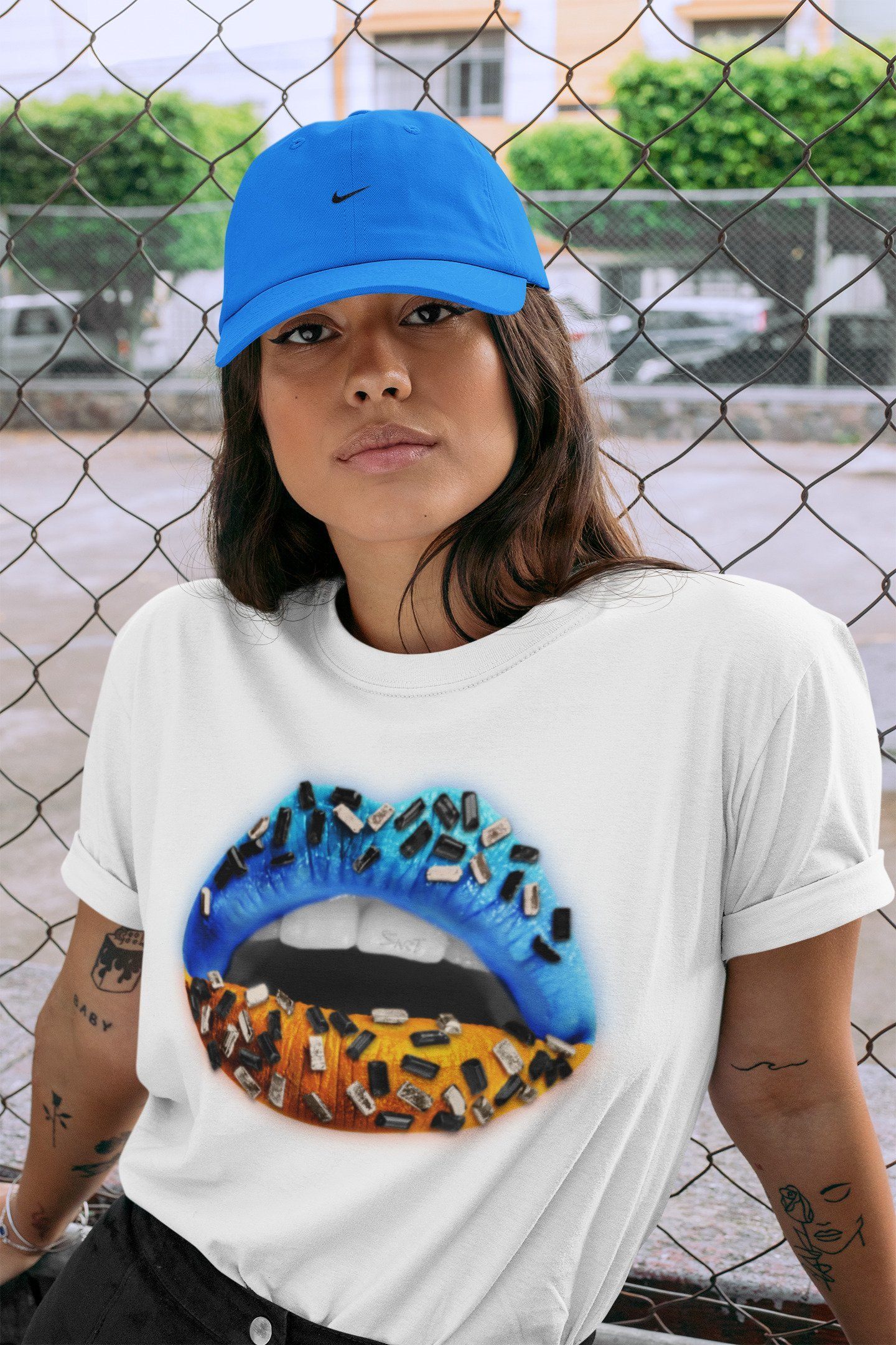 Lips Jewel Unisex Tops - Air Jordan 1 Prototype