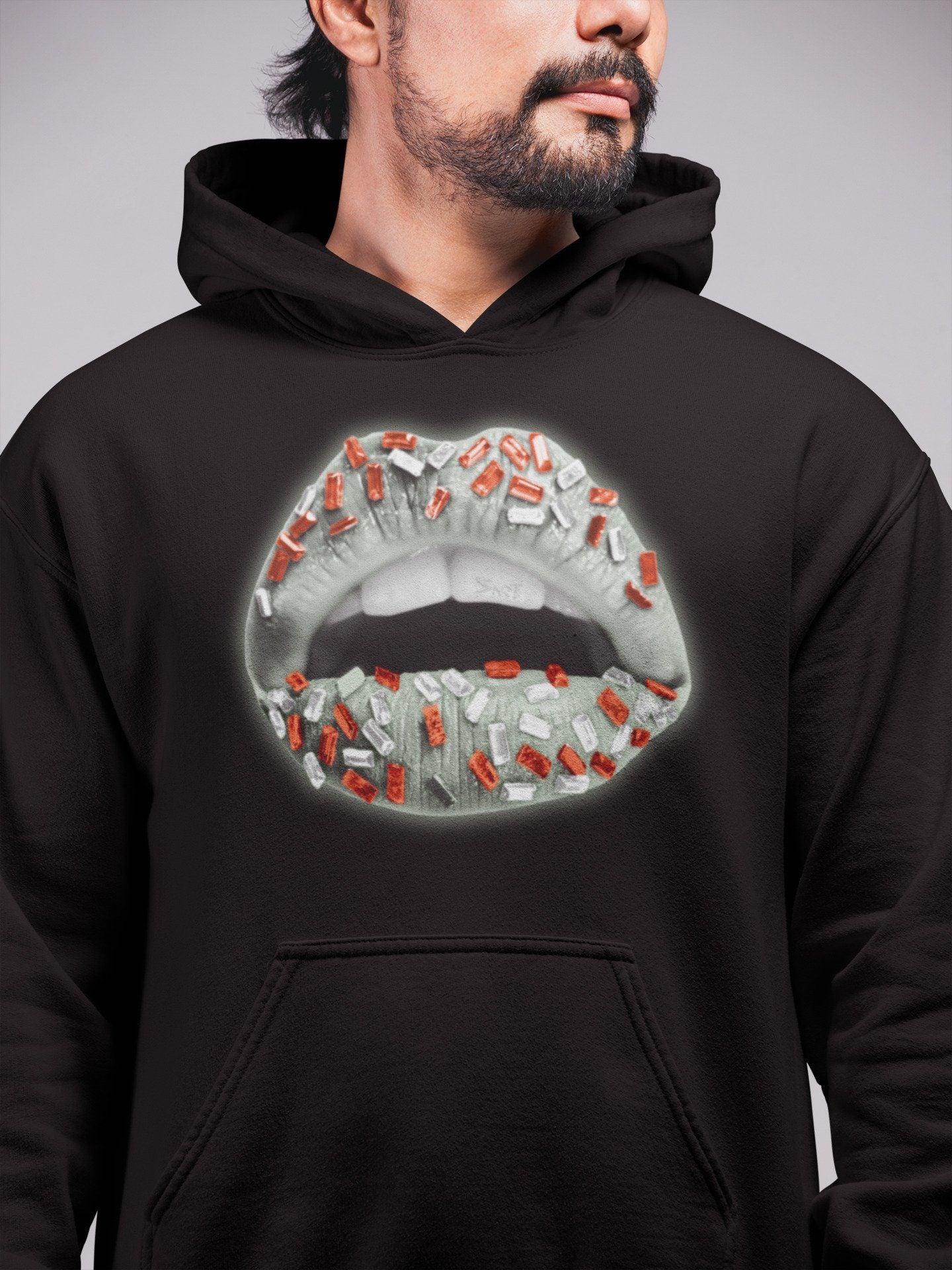 Lips Jewel Unisex Tops - Air Jordan 1 Seafoam