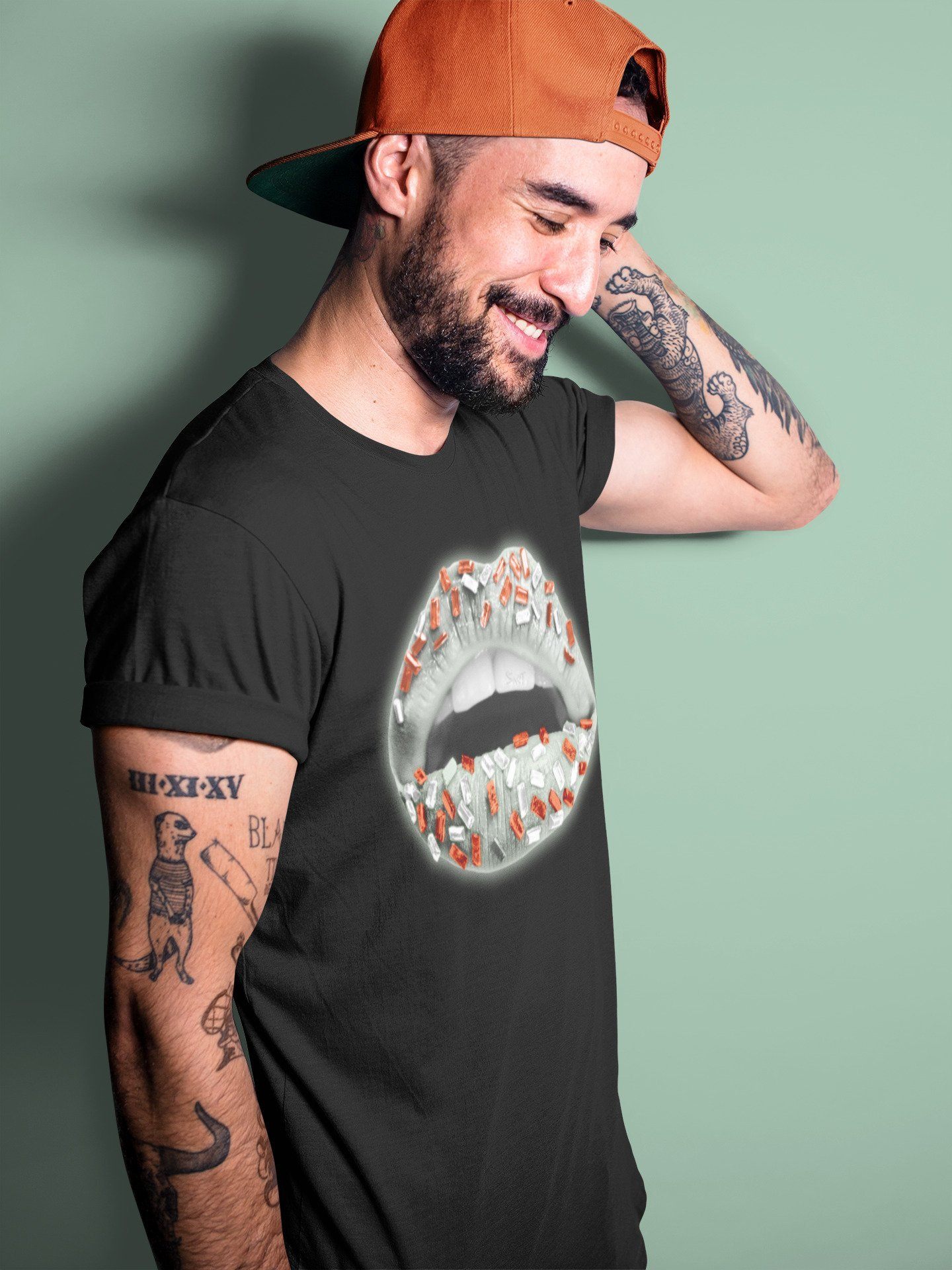 Lips Jewel Unisex Tops - Air Jordan 1 Seafoam