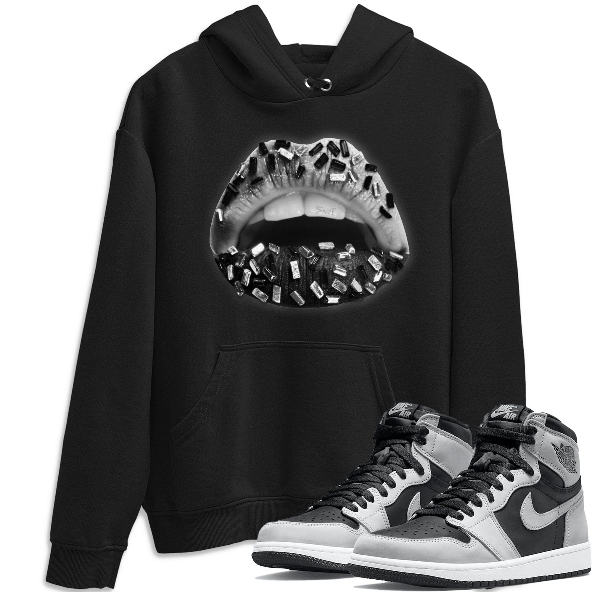 Lips Jewel Unisex Tops - Air Jordan 1 Shadow 2.0