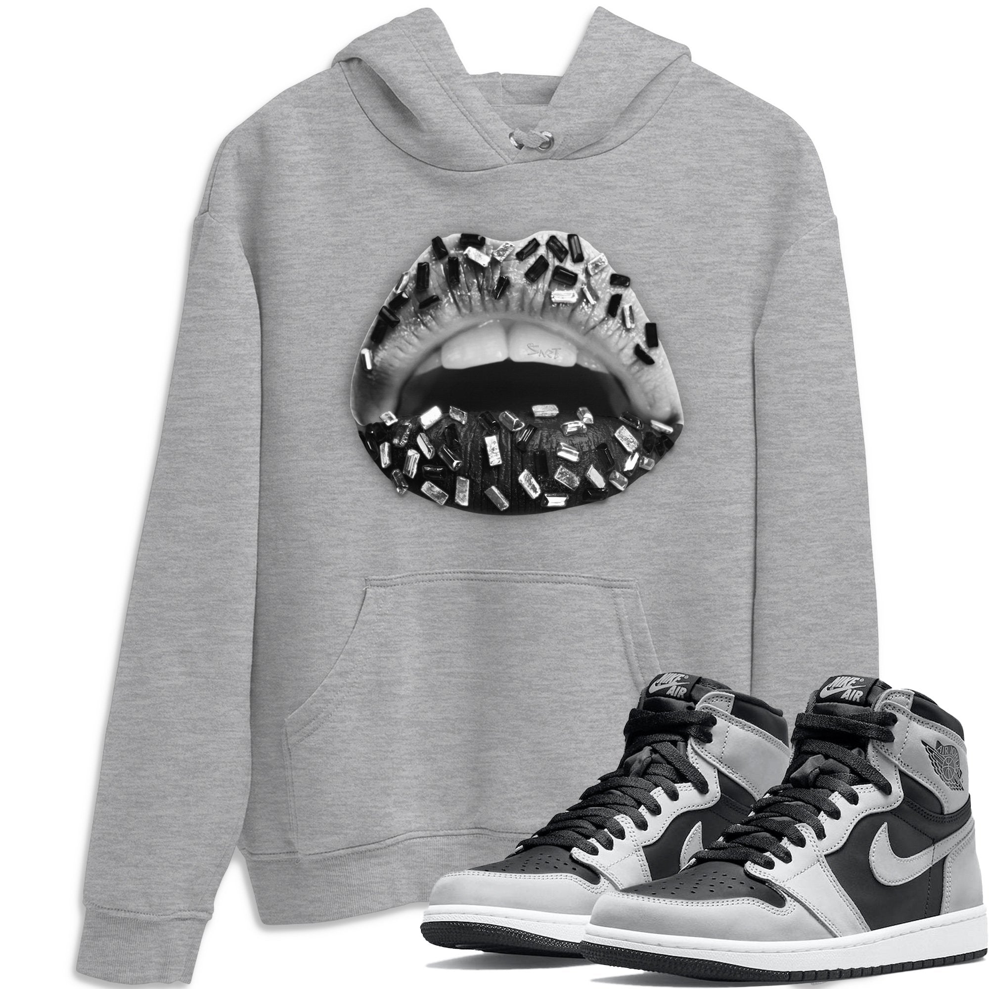 Lips Jewel Unisex Tops - Air Jordan 1 Shadow 2.0