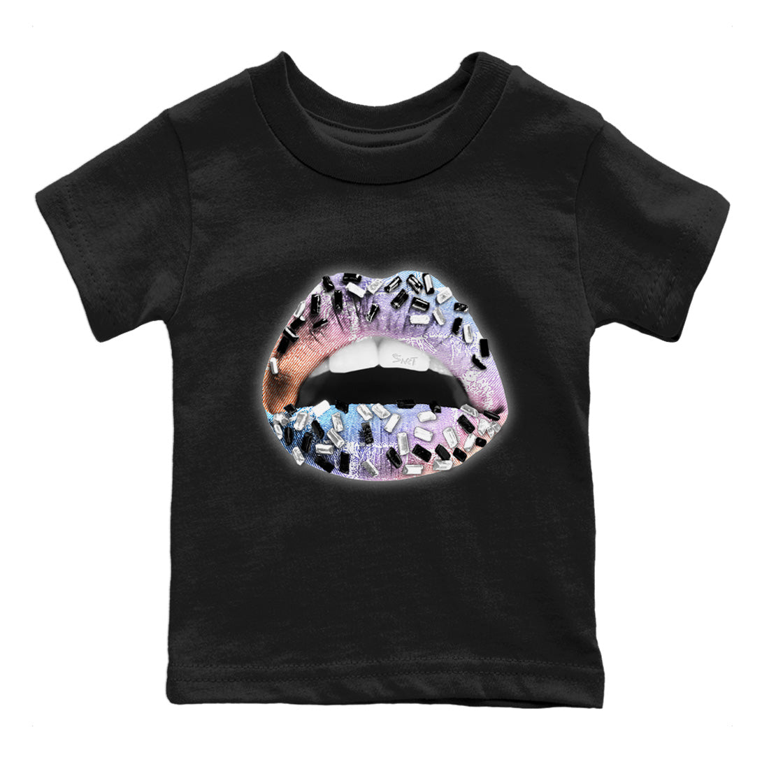 Lips Jewel Kids Tops - Air Jordan 1 Skyline