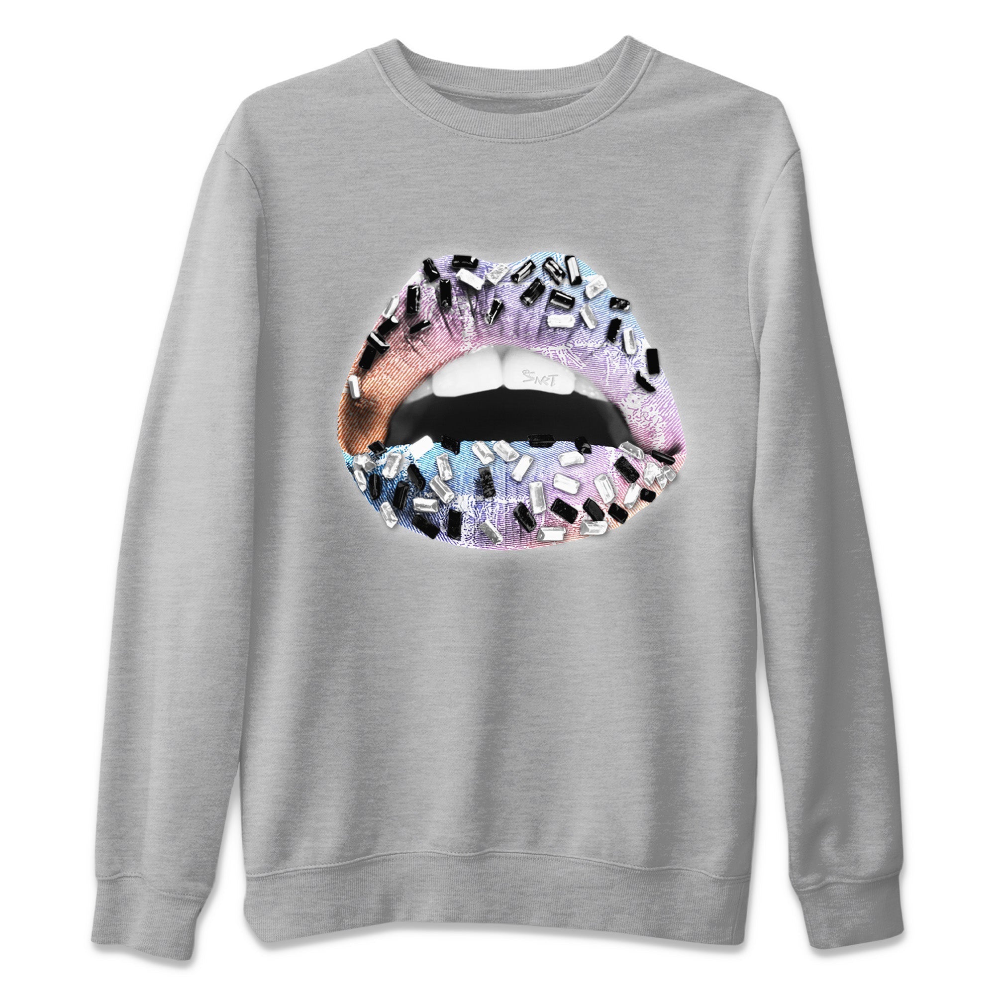 Lips Jewel Unisex Tops - Air Jordan 1 Skyline