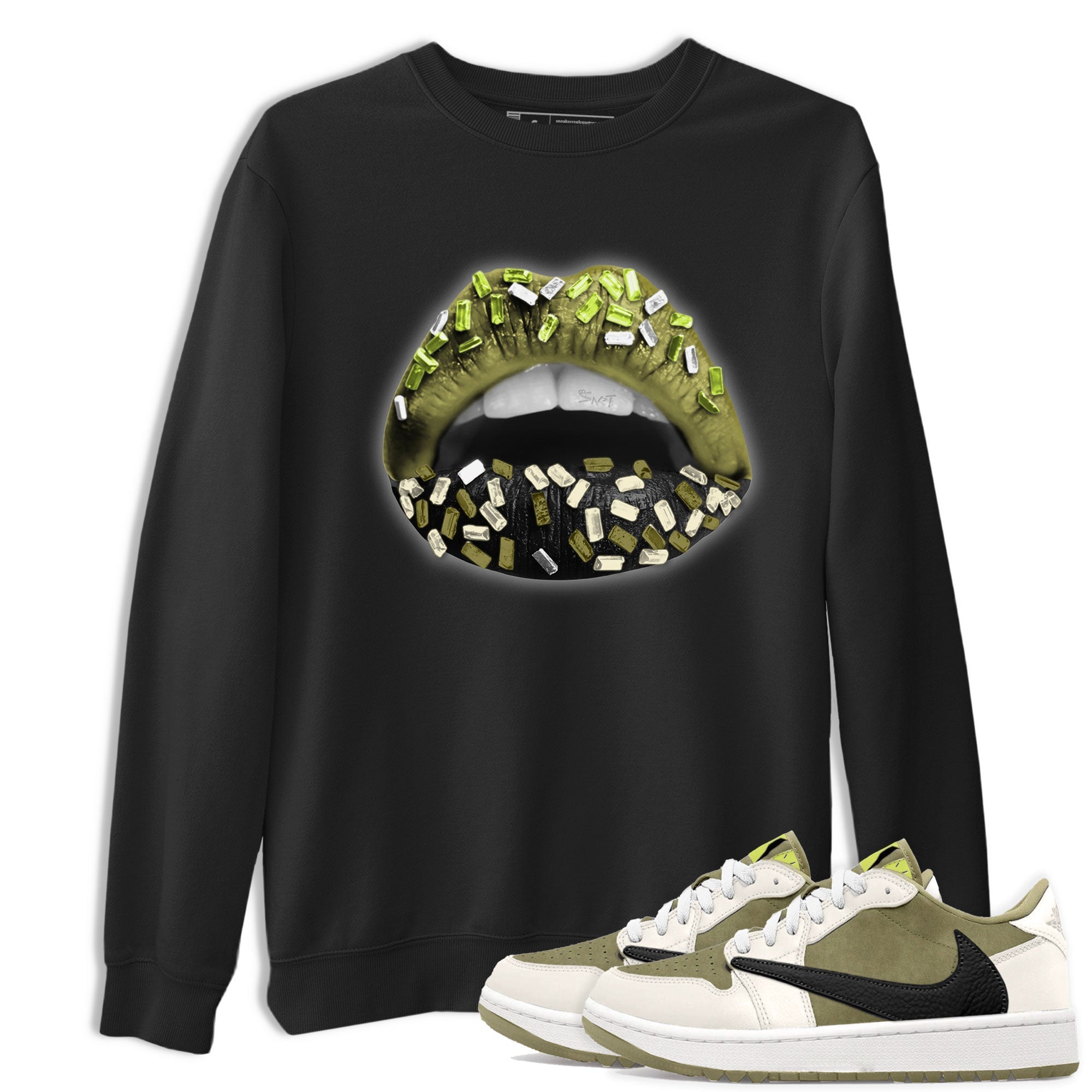 Lips Jewel snkmatch Tee - Air Jordan 1 Travis Scott Golf