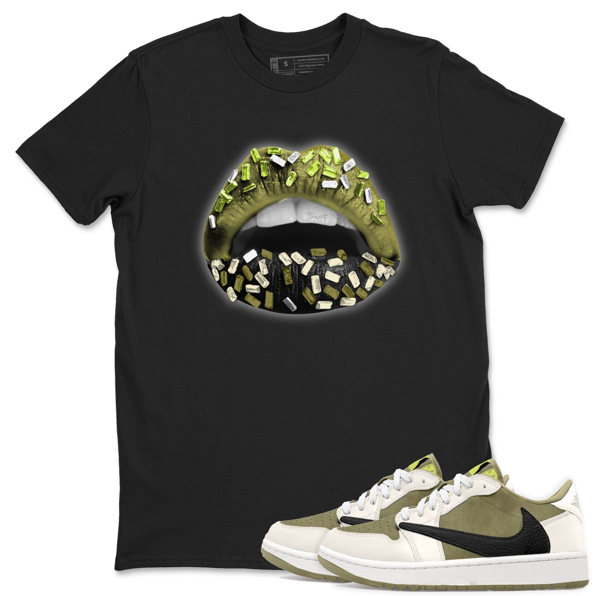 Lips Jewel snkmatch Tee - Air Jordan 1 Travis Scott Golf