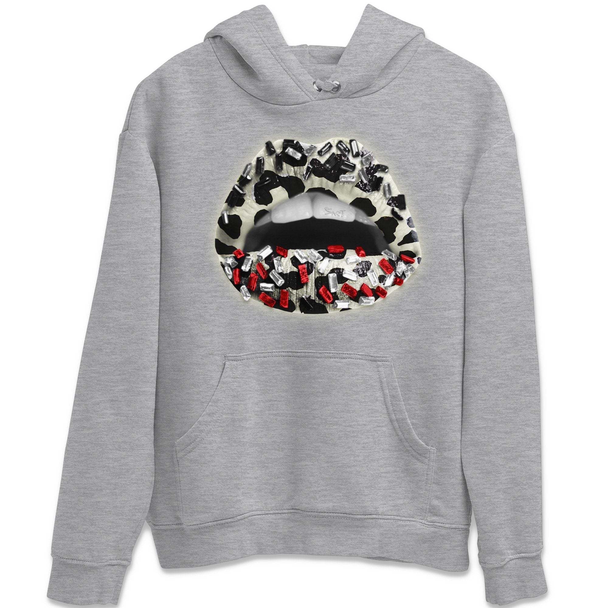 Lips Jewel Unisex Tops - Air Jordan 11 Animal Instinct