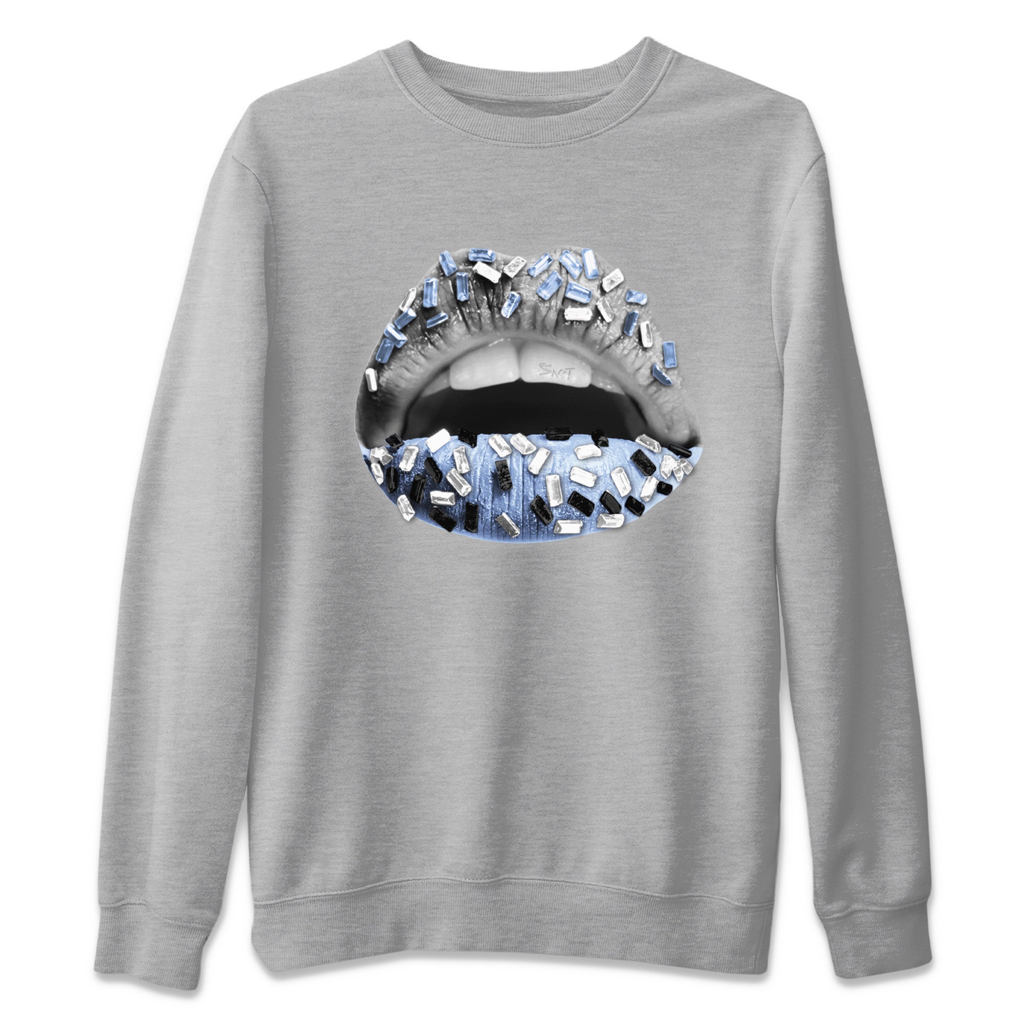 Lips Jewel Unisex Tops - Air Jordan 11 White Cement