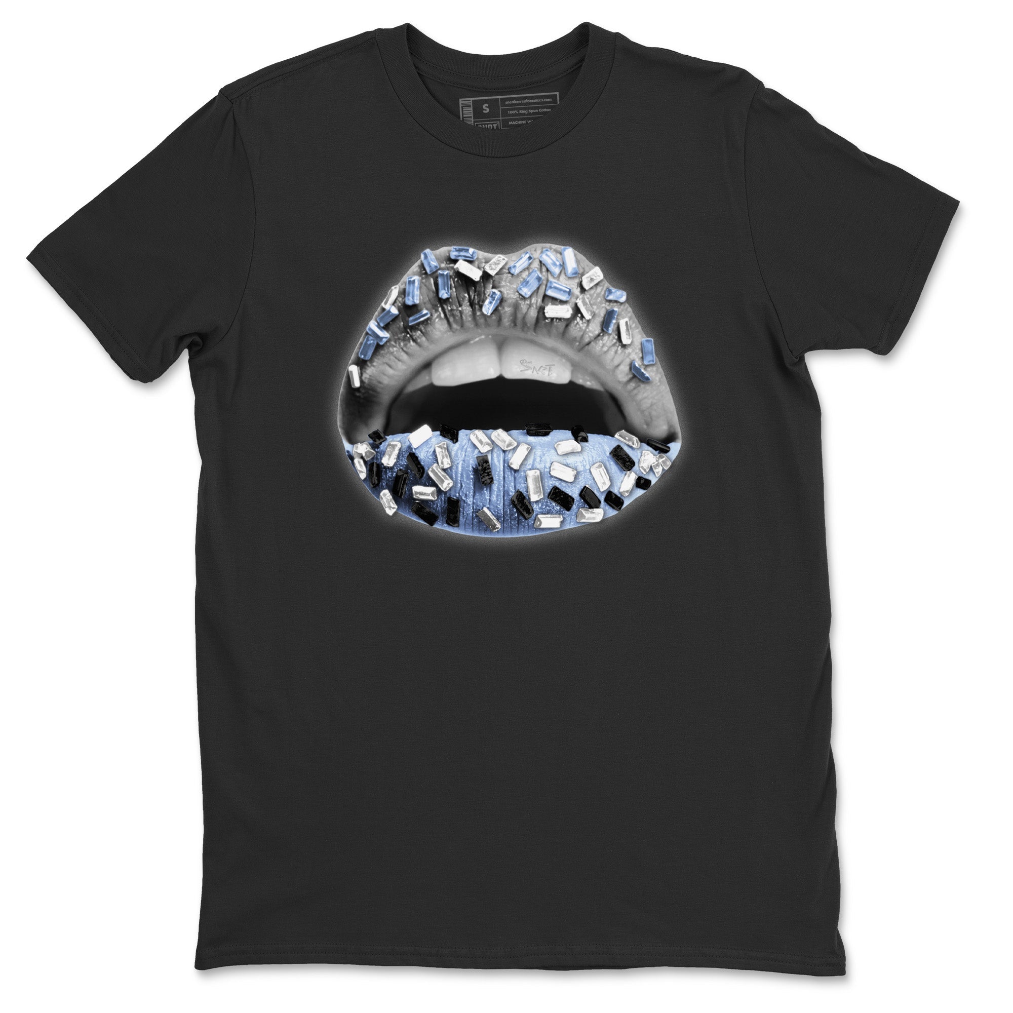 Lips Jewel Unisex Tops - Air Jordan 11 White Cement