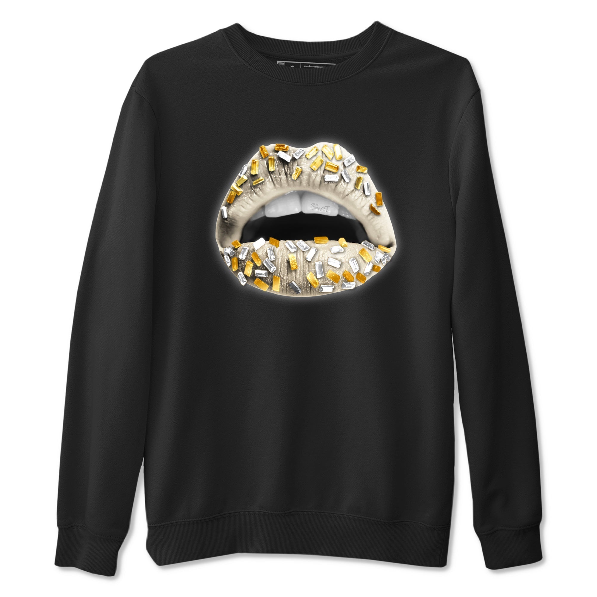 Lips Jewel snkmatch Tees - Air Jordan 12 Phantom