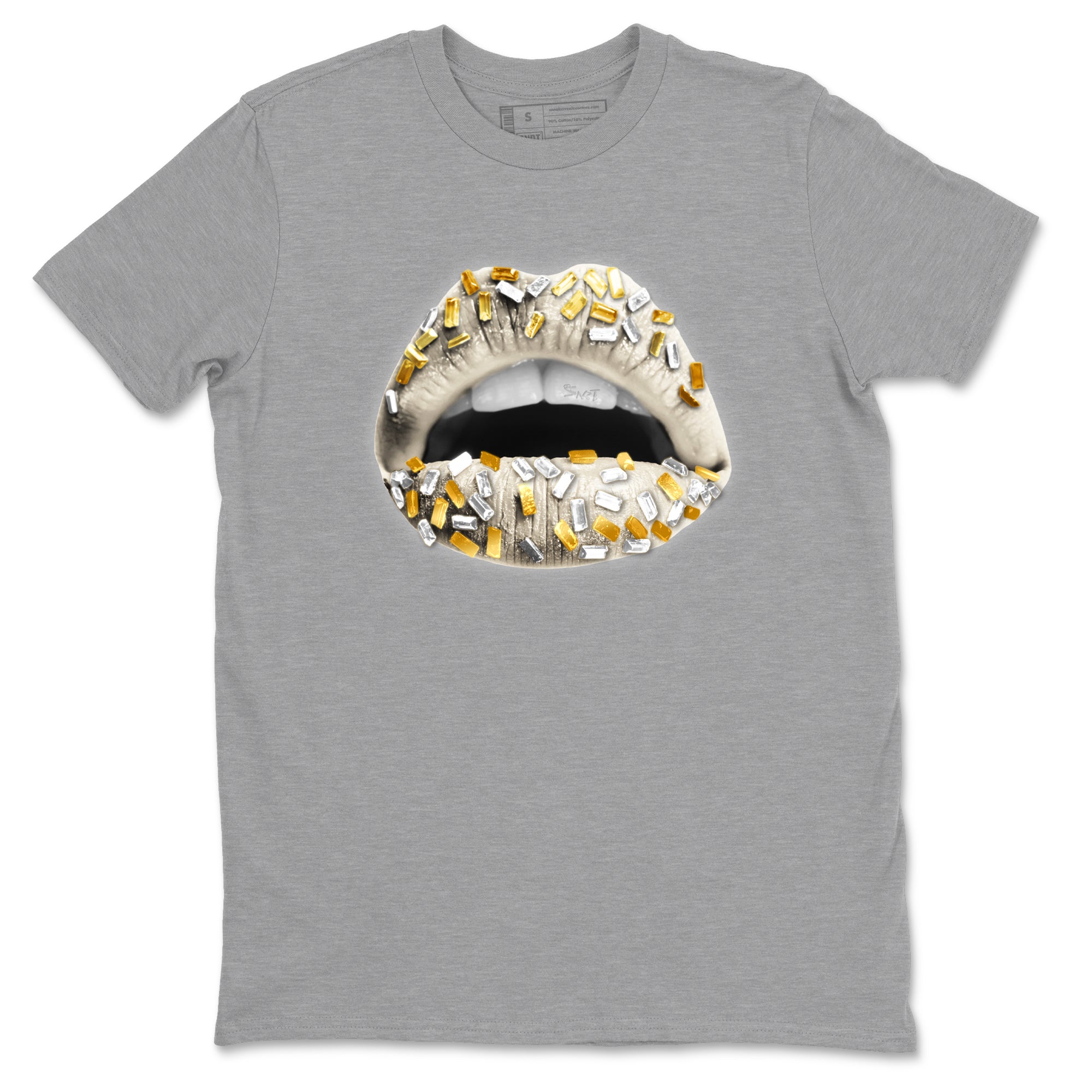 Lips Jewel snkmatch Tees - Air Jordan 12 Phantom