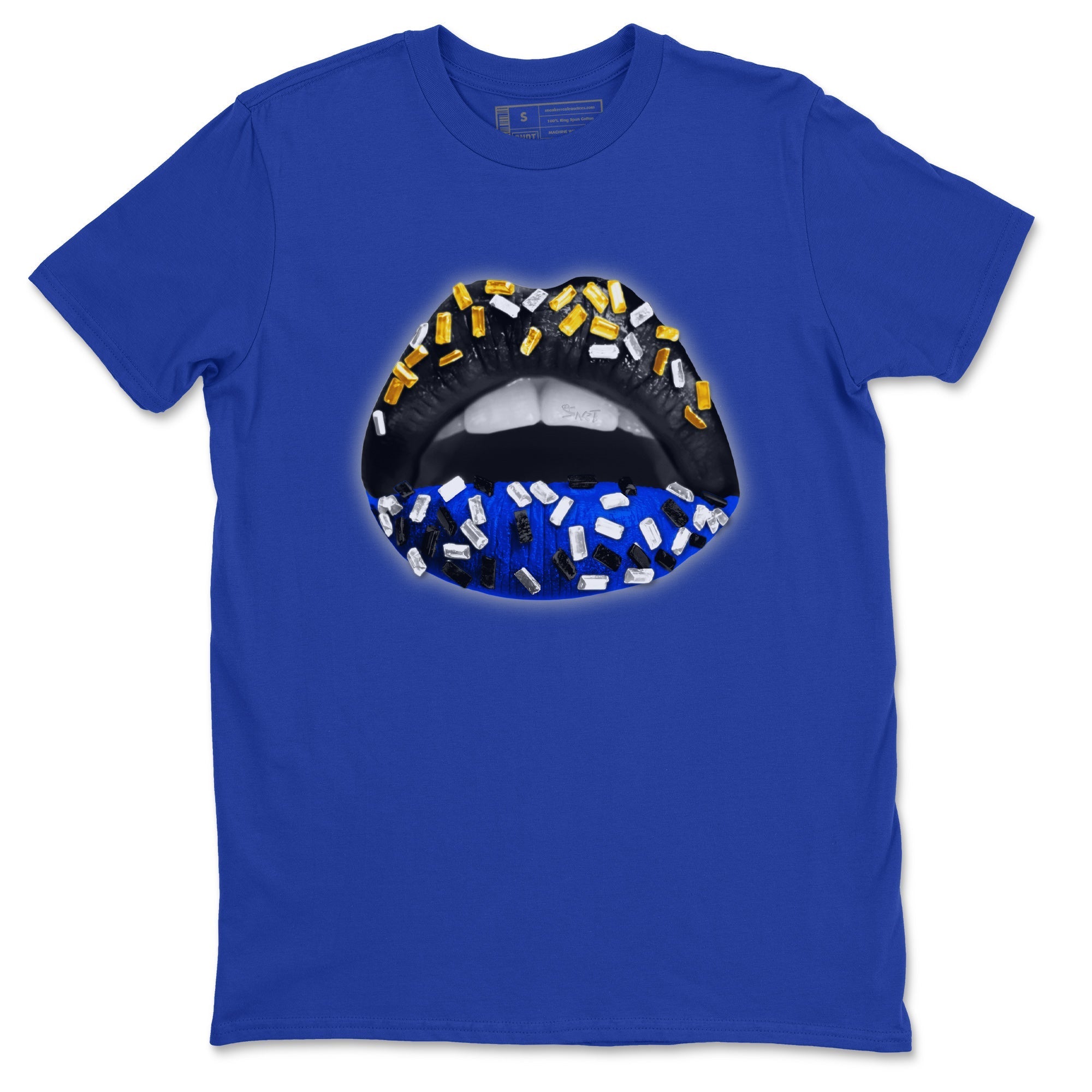 Lips Jewel Unisex Tops - Air Jordan 14 Laney