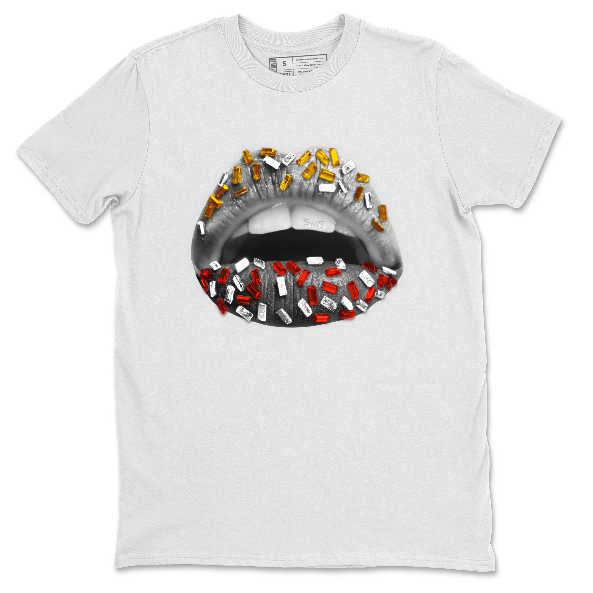Lips Jewel Unisex Tops - Air Jordan 3 Cool Grey