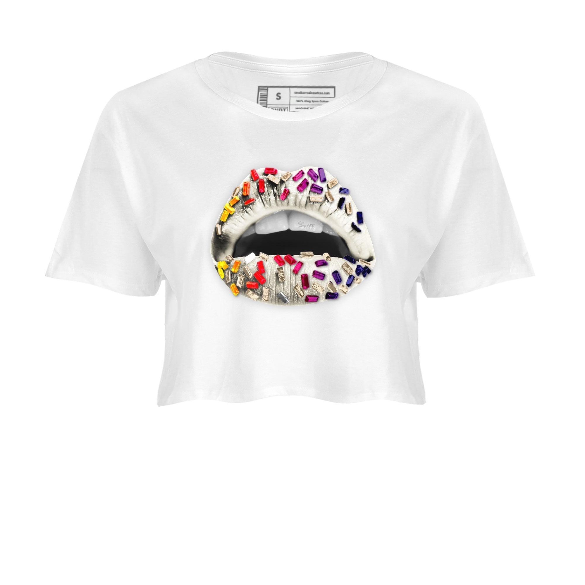 Lips Jewel snkmatch Women's Top - Air Jordan 3 J Balvin