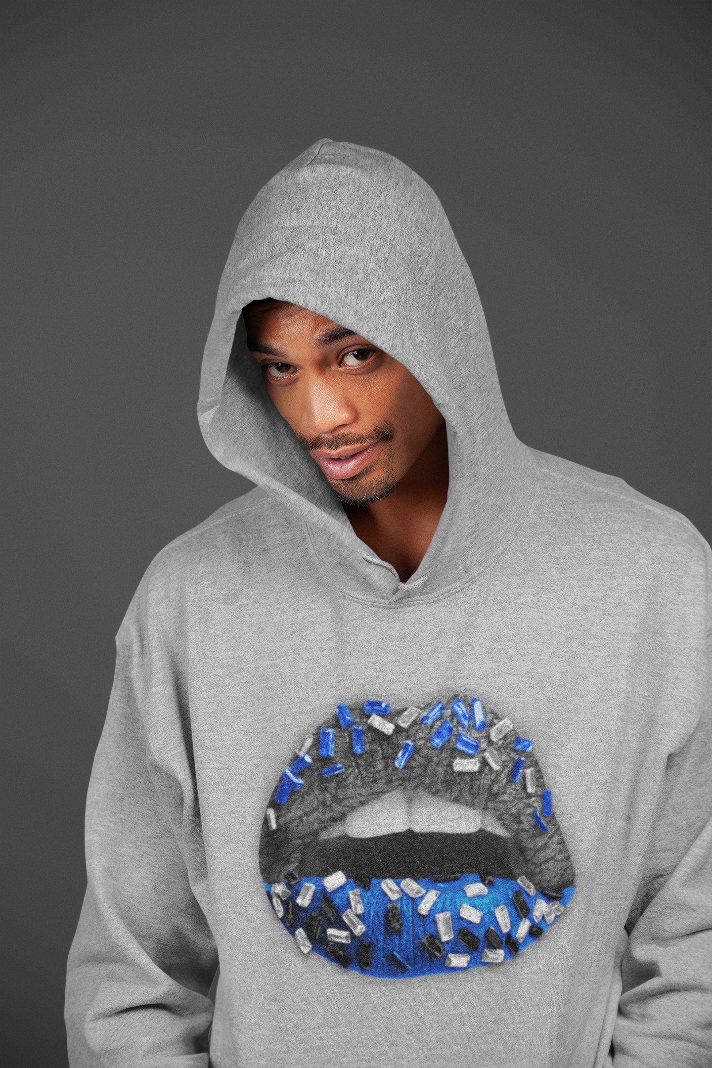 Lips Jewel Unisex Tops - Air Jordan 3 Racer Blue
