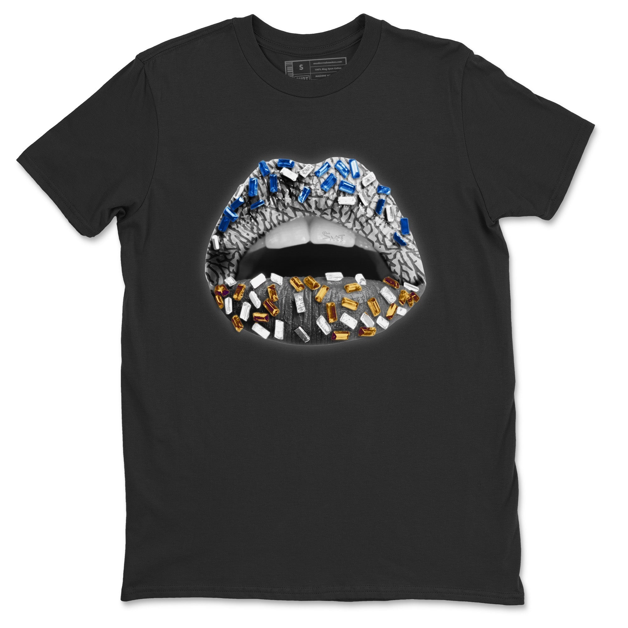 Lips Jewel Unisex Tops - Air Jordan 3 Wizards
