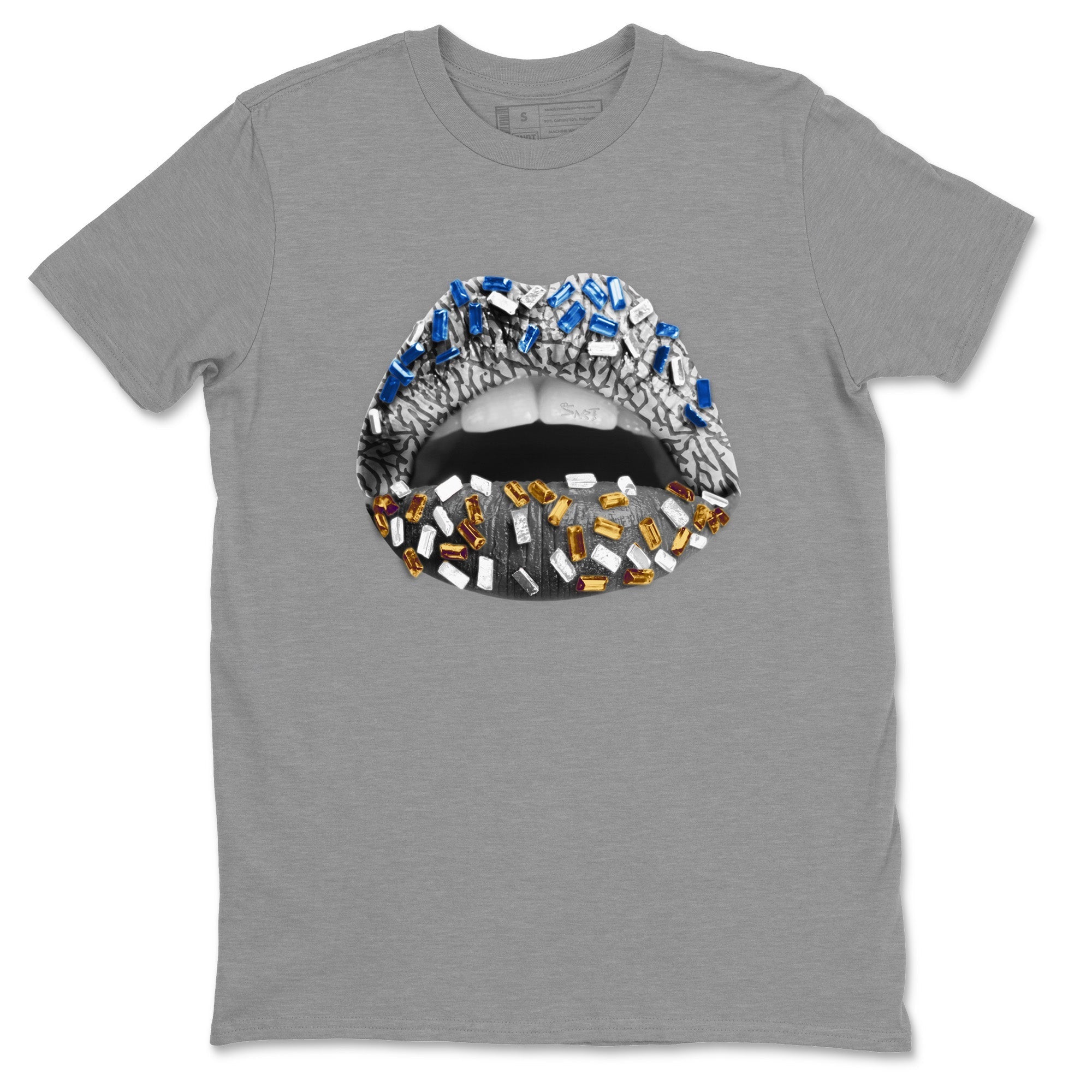 Lips Jewel Unisex Tops - Air Jordan 3 Wizards