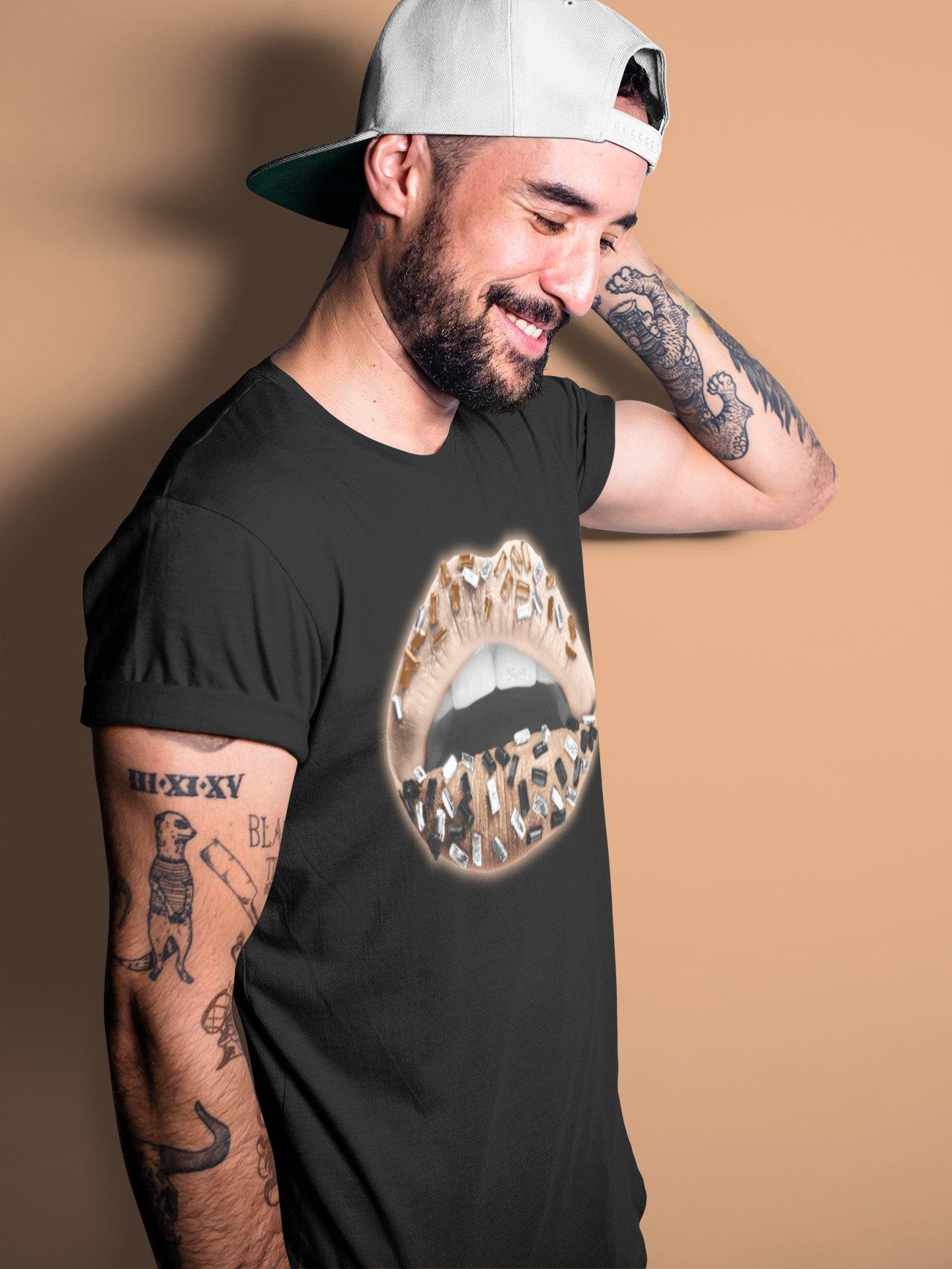 Lips Jewel Unisex Tops - Air Jordan 4 Shimmer
