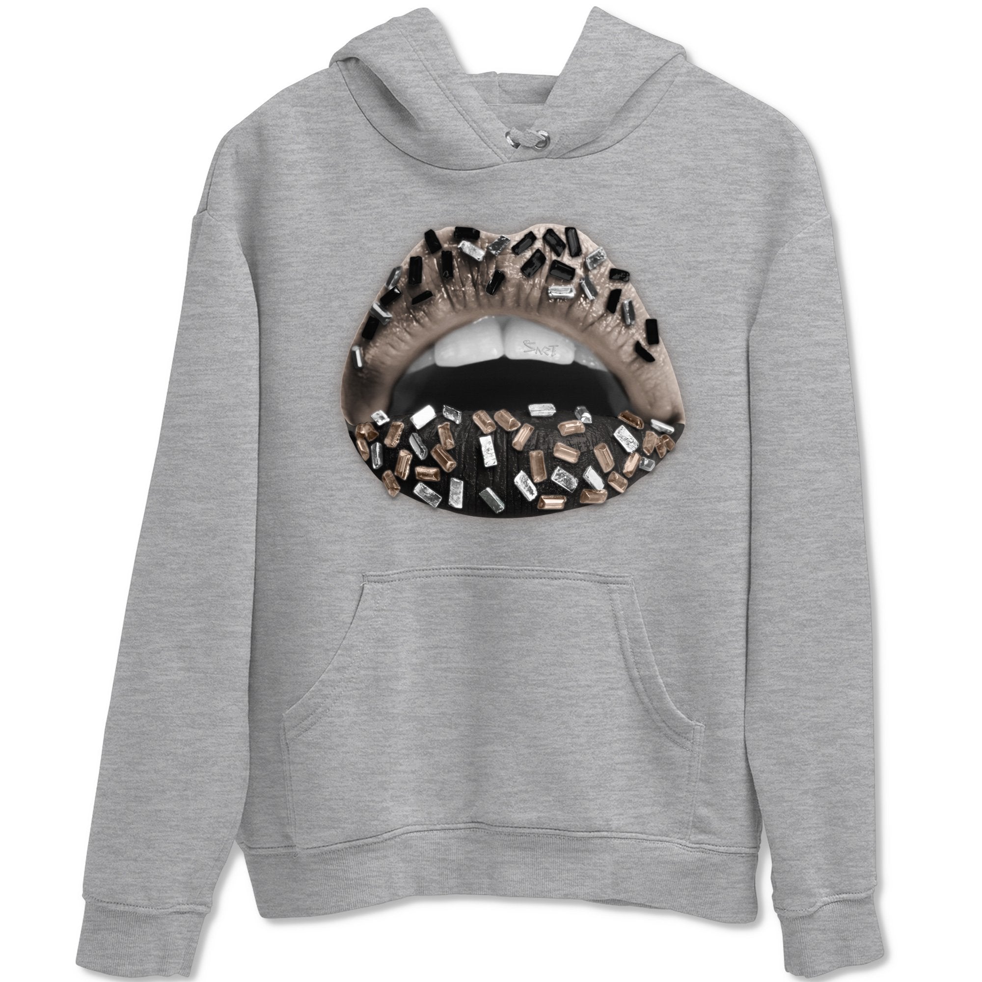 Lips Jewel Unisex Tops - Air Jordan 4 Taupe Haze