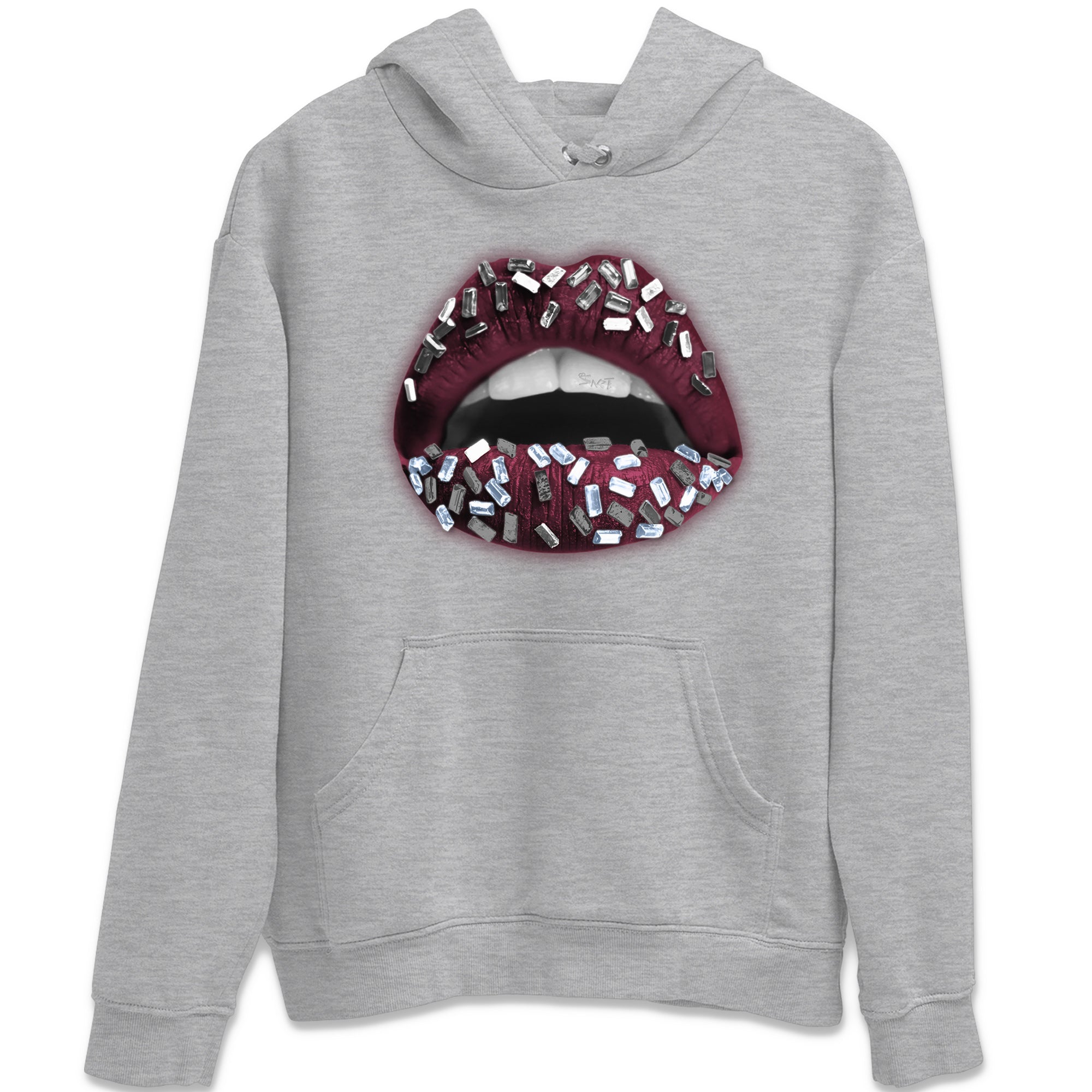 Lips Jewel Unisex Tops - Air Jordan 5 Burgundy