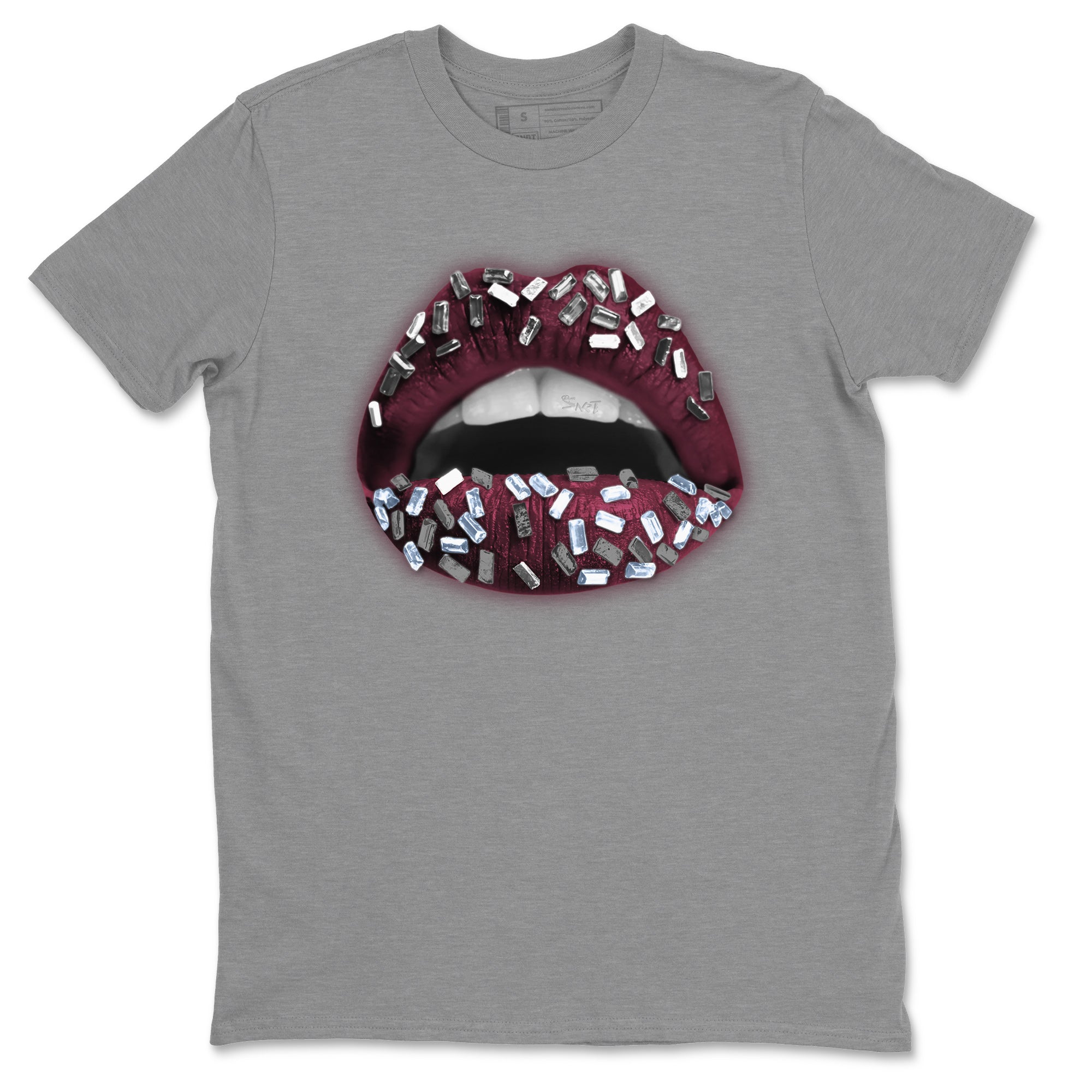 Lips Jewel Unisex Tops - Air Jordan 5 Burgundy
