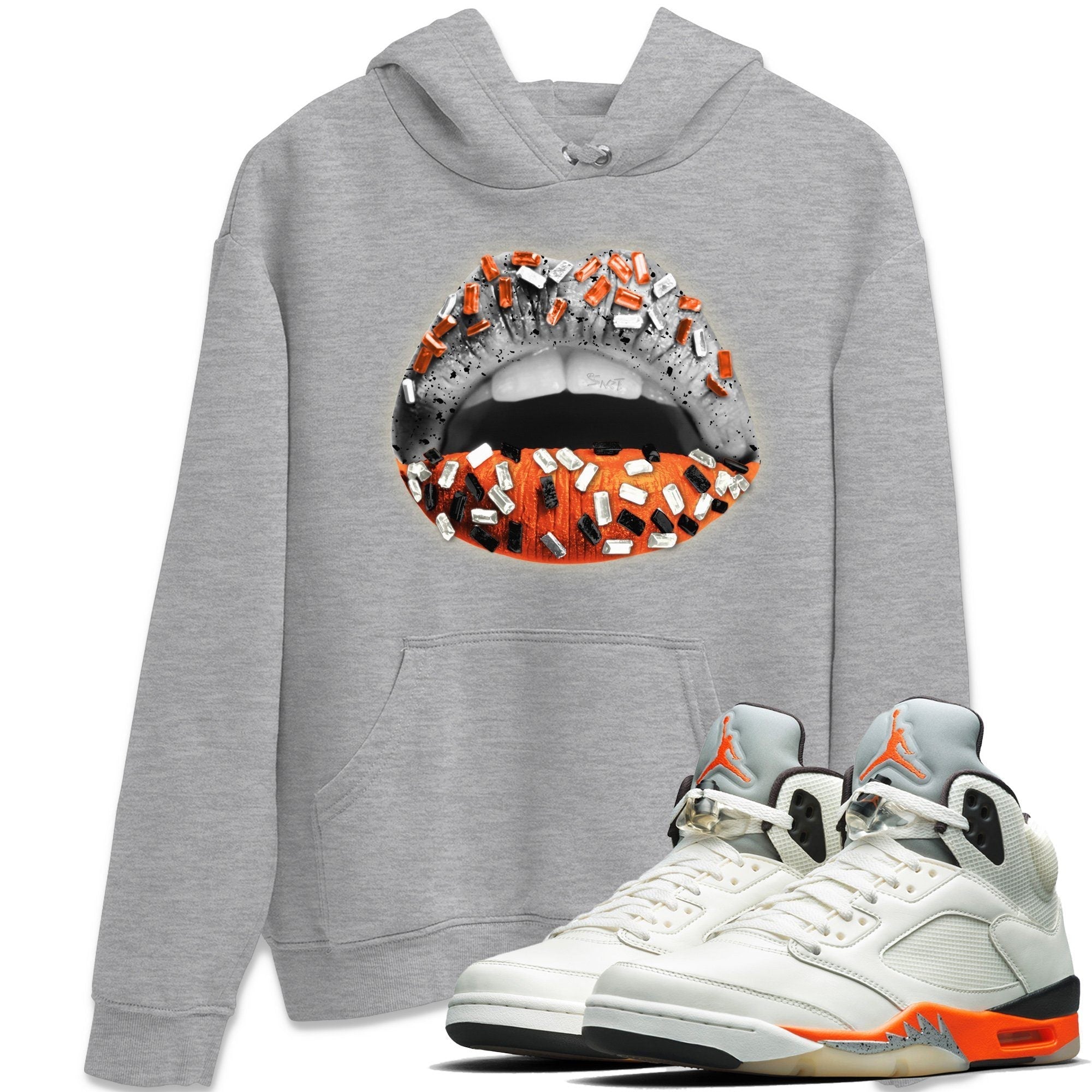 Lips Jewel Unisex Tops - Air Jordan 5 Shattered Backboard