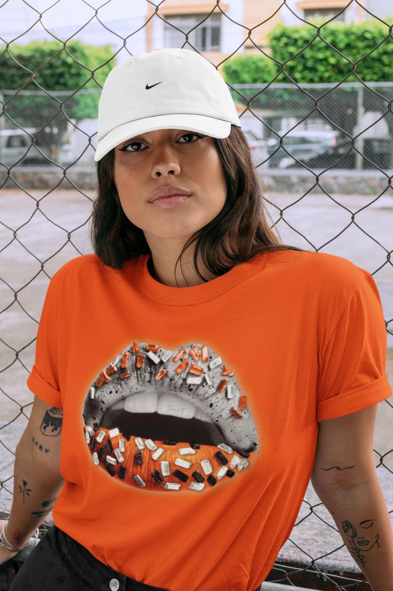 Lips Jewel Unisex Tops - Air Jordan 5 Shattered Backboard