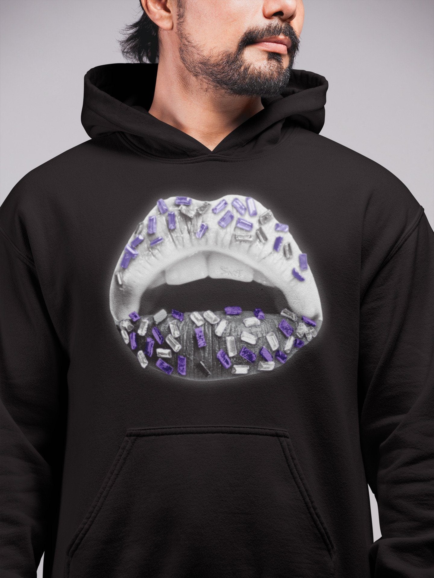 Lips Jewel Unisex Tops - Air Jordan 7 Flint