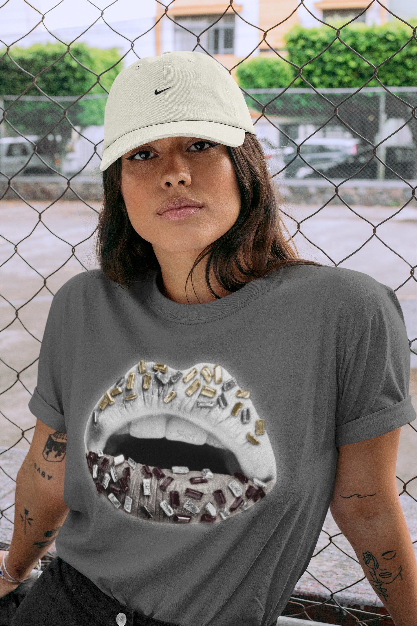Lips Jewel Unisex Tops - Air Jordan 3 A Ma Maniere