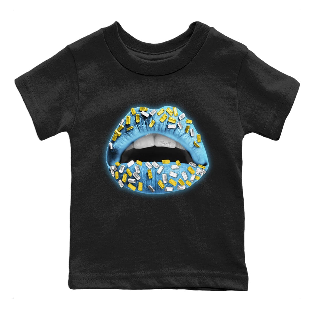 Lips Jewel Kids Tops - Dunk Blue Chill