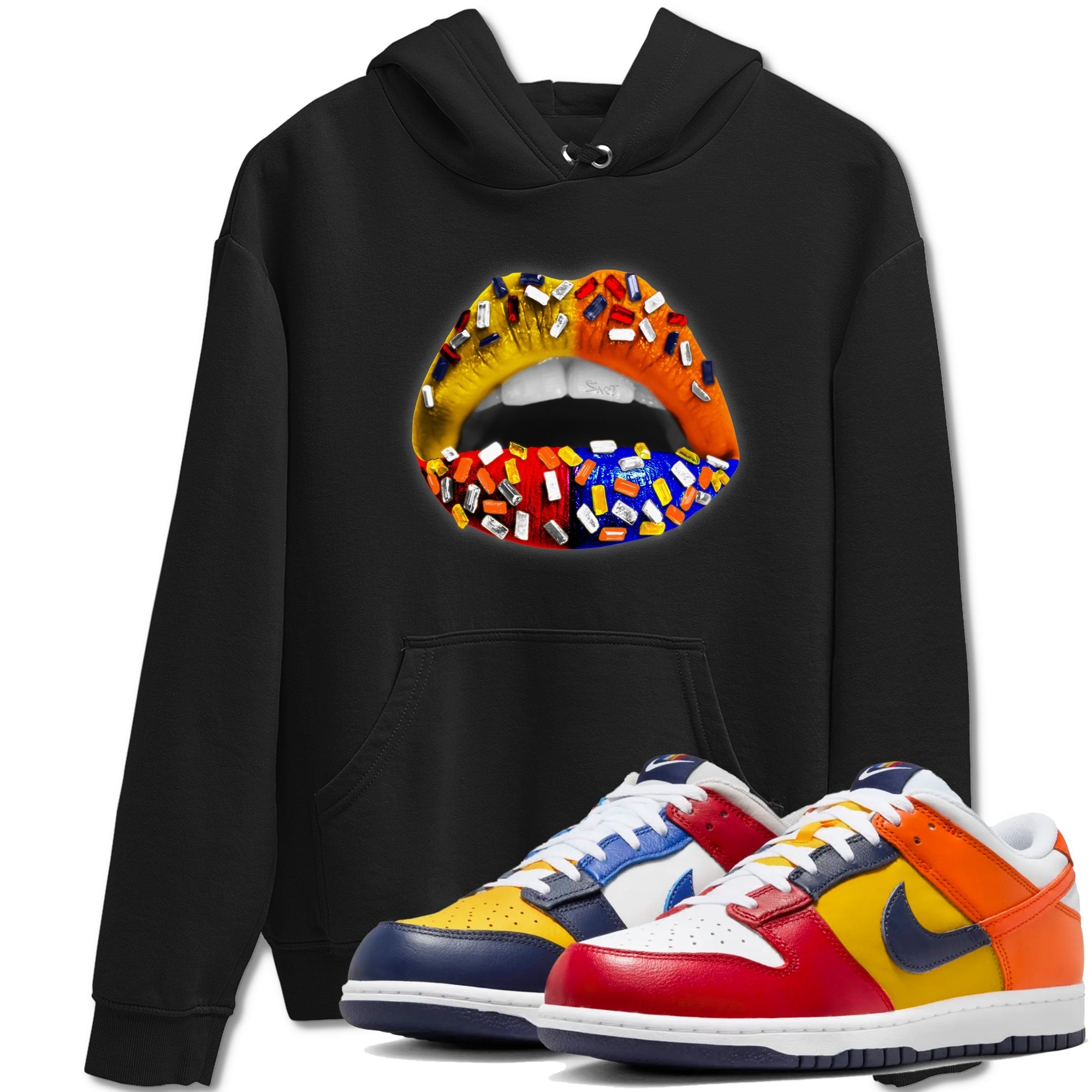 Lips Jewel snkmatch Tees - Dunk What The