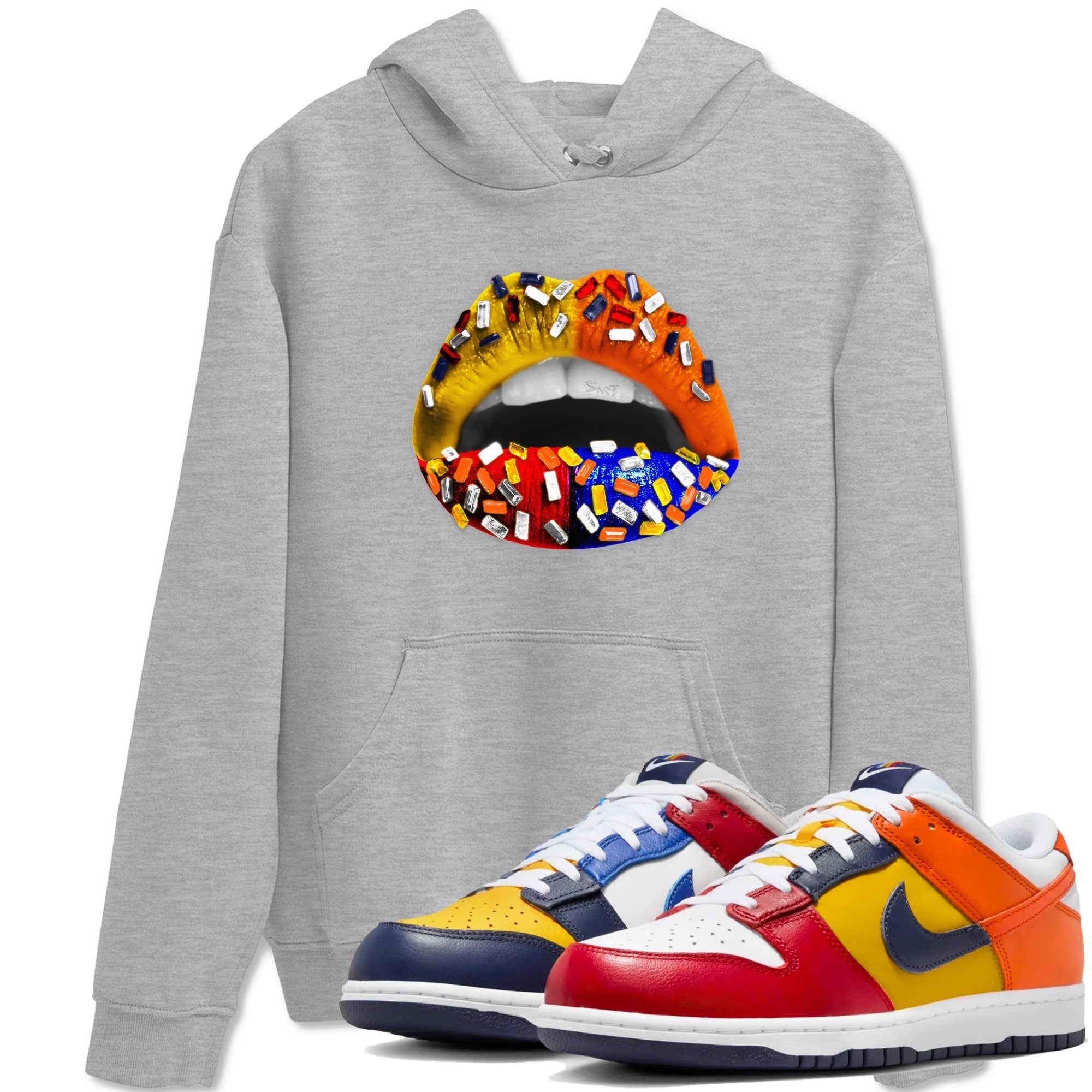 Lips Jewel snkmatch Tees - Dunk What The