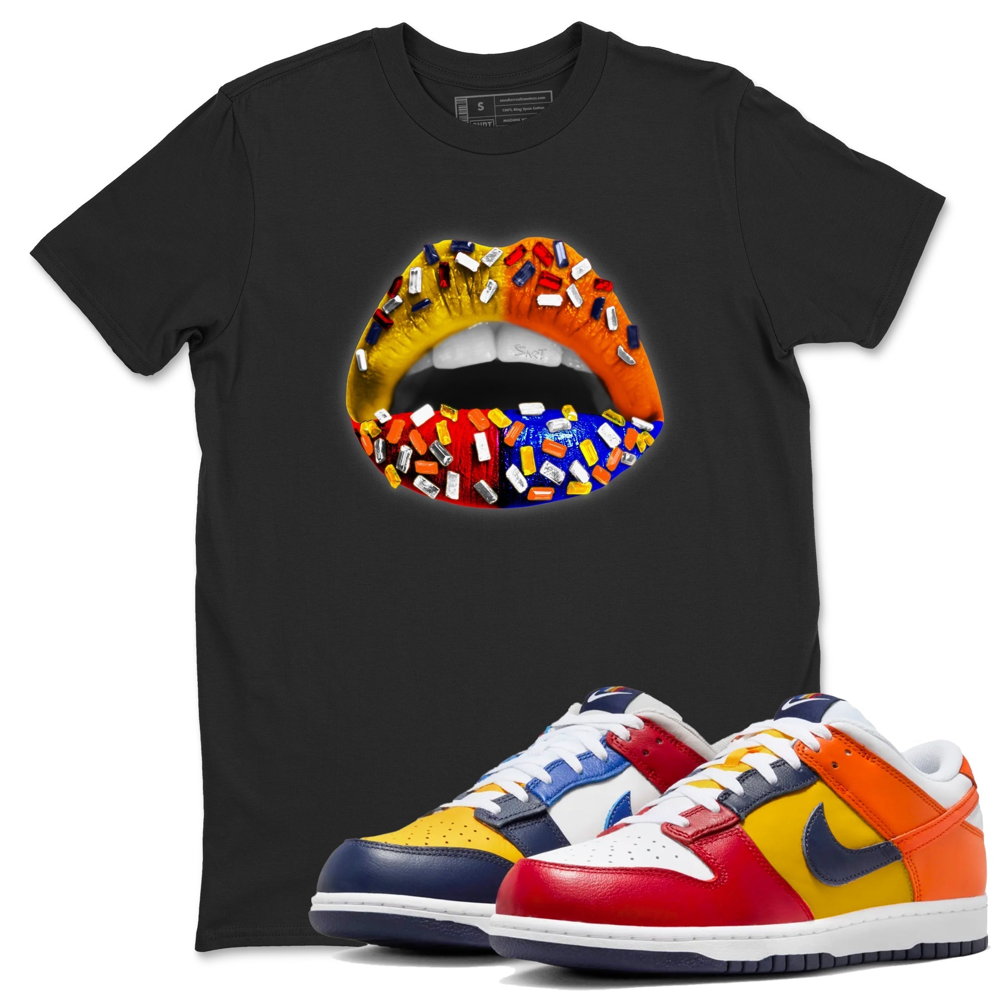 Lips Jewel snkmatch Tees - Dunk What The