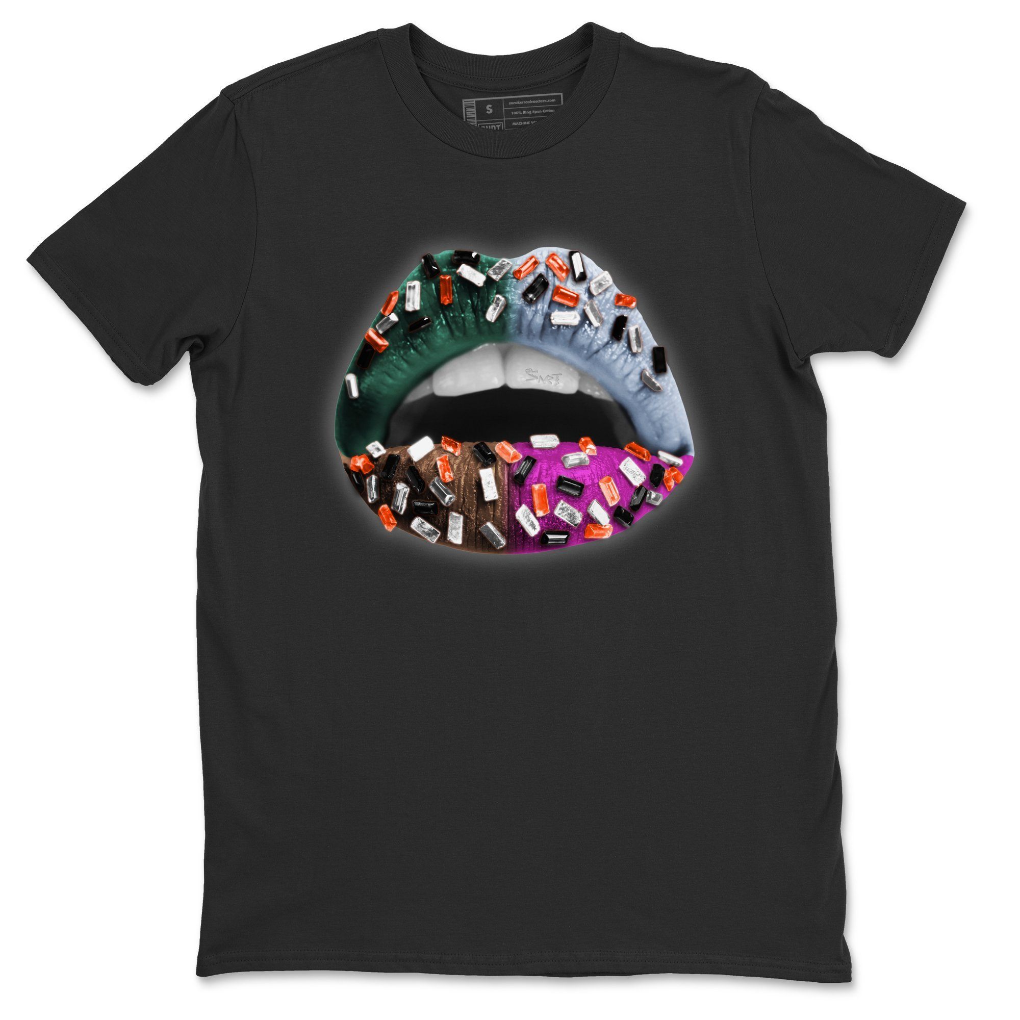 Lips Jewel Unisex Tops - Air Jordan 1 Hand Crafted