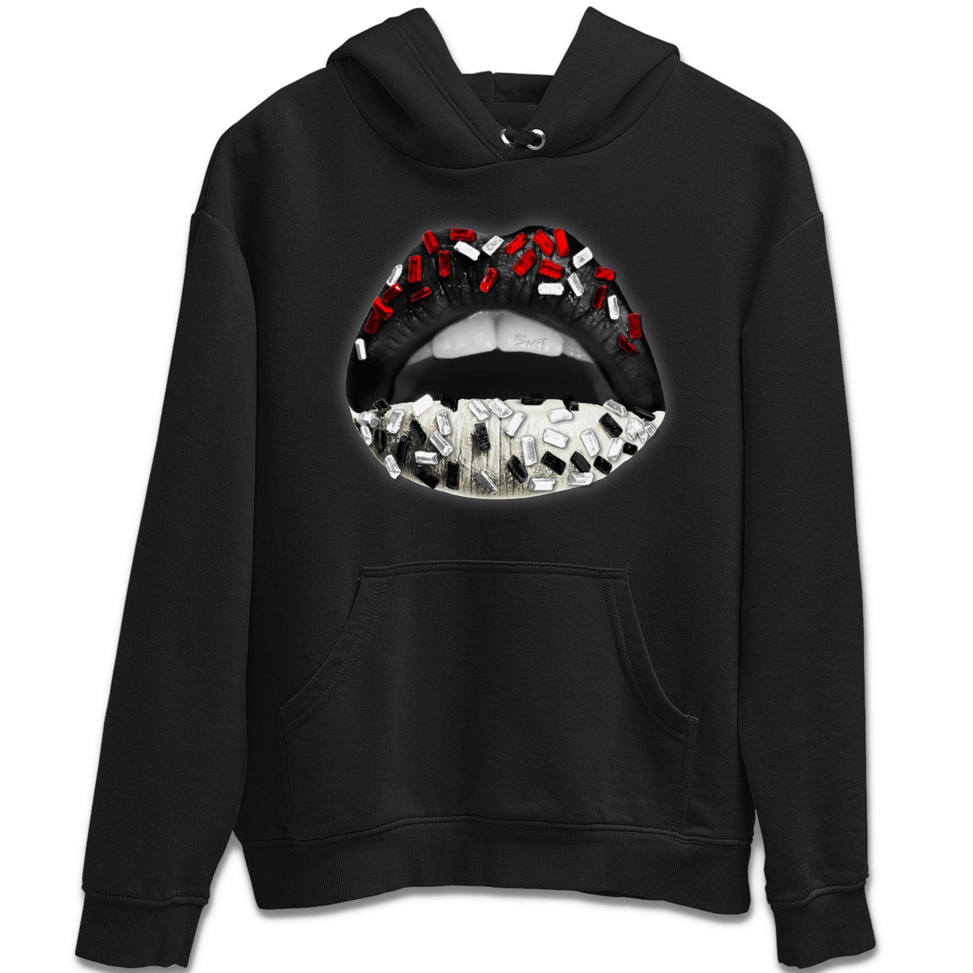 Lips Jewel Unisex Tops - Air Jordan 11 72-10