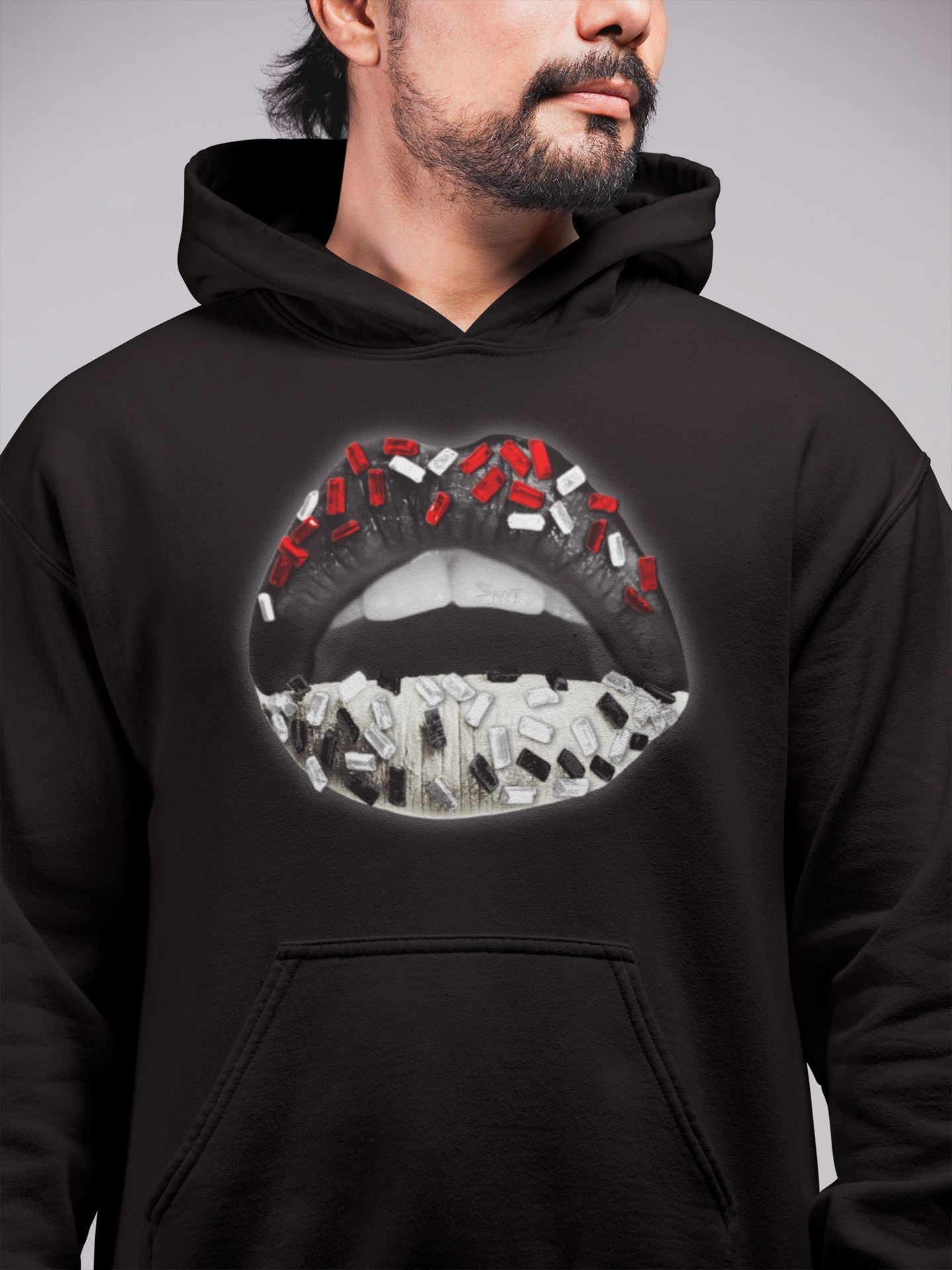 Lips Jewel Unisex Tops - Air Jordan 11 72-10