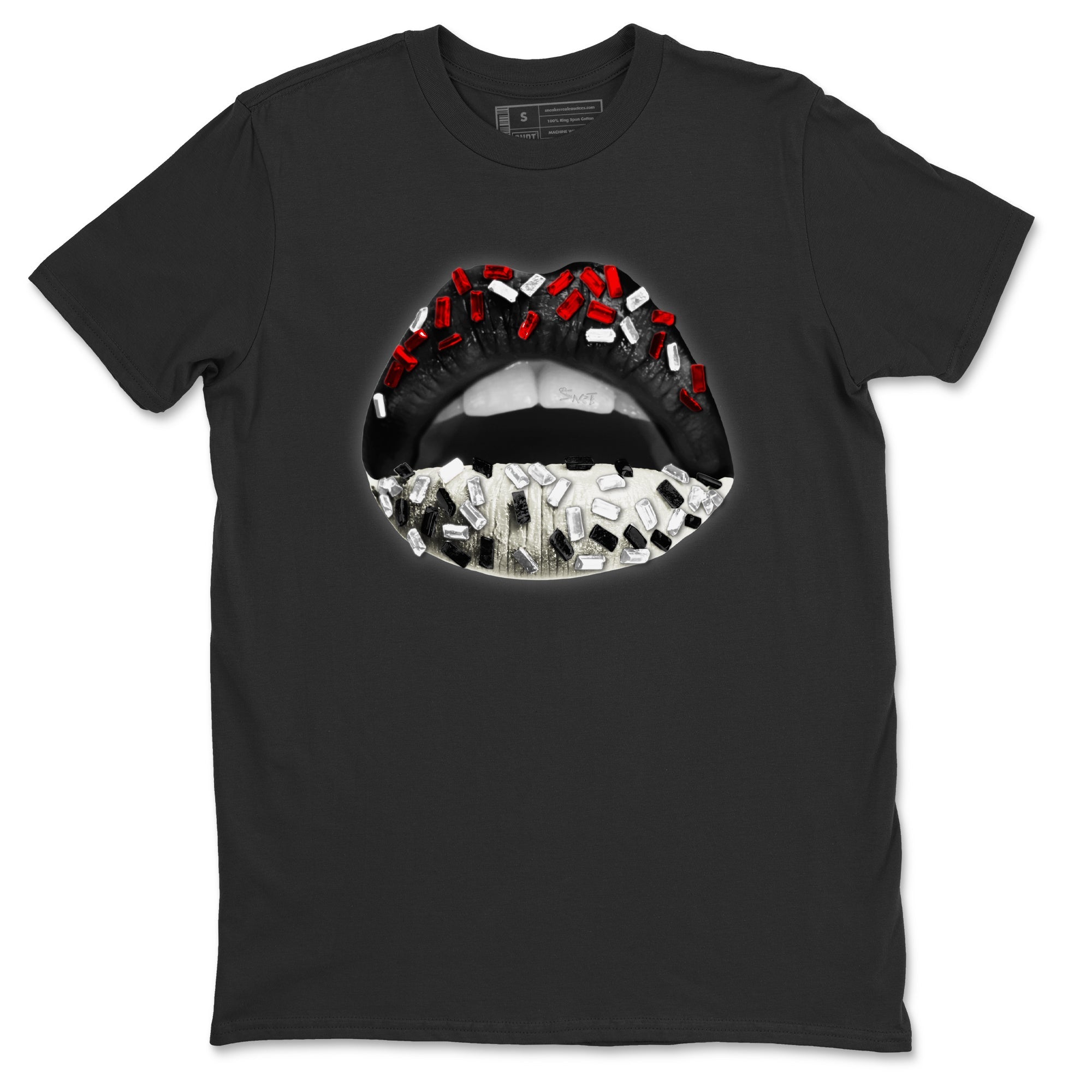 Lips Jewel Unisex Tops - Air Jordan 11 72-10