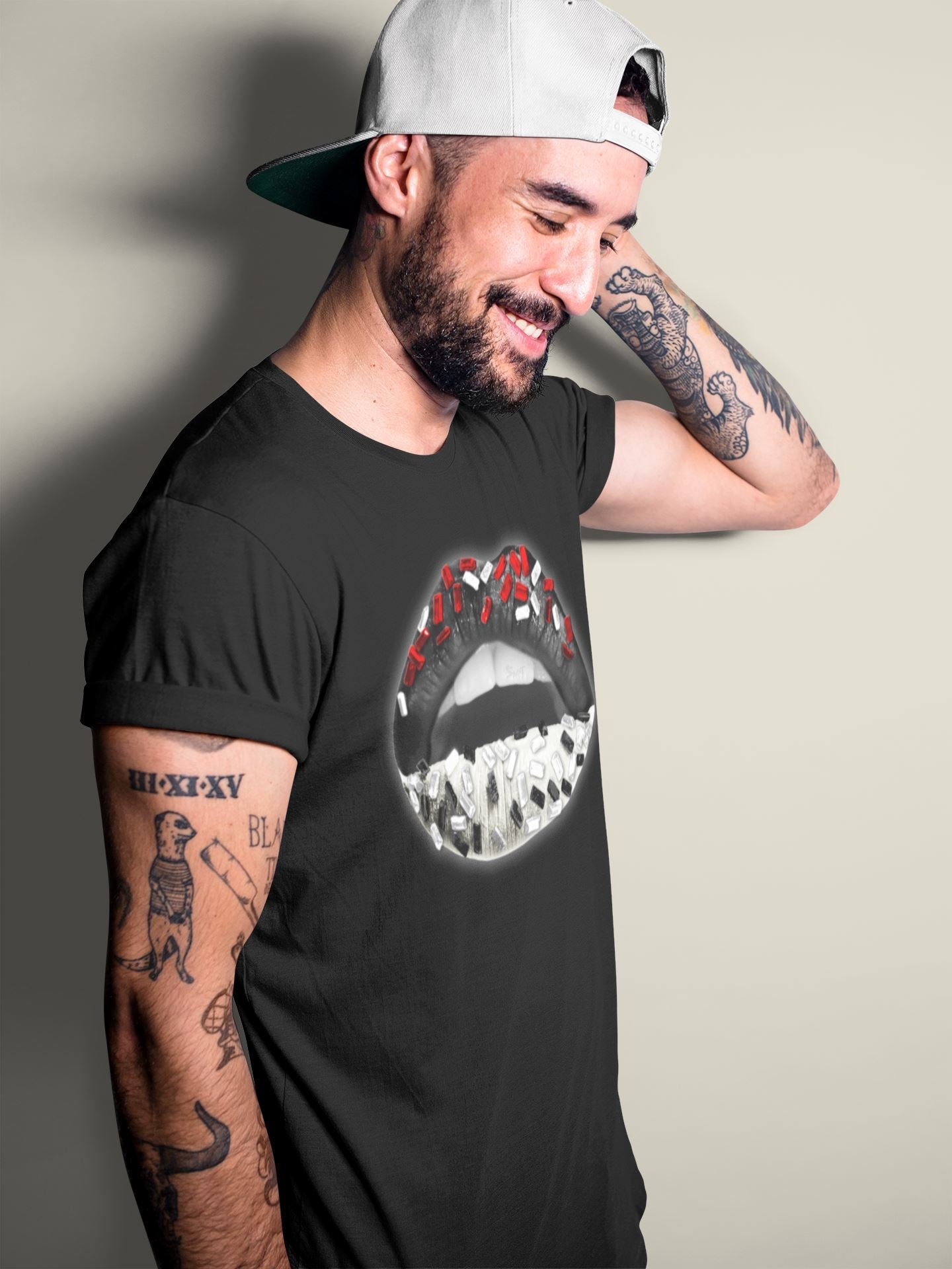 Lips Jewel Unisex Tops - Air Jordan 11 72-10
