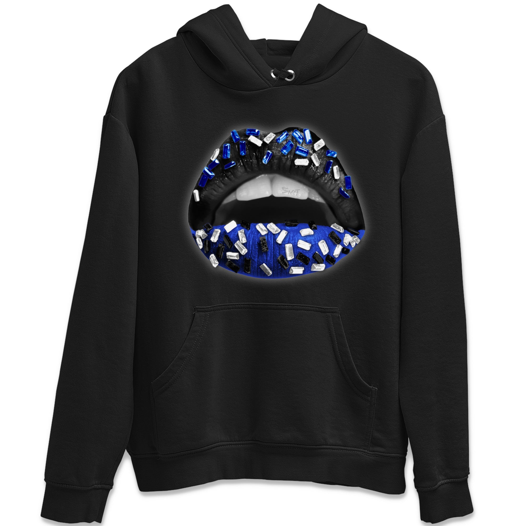 Lips Jewel Unisex Tops - Air Jordan 12 Hyper Royal