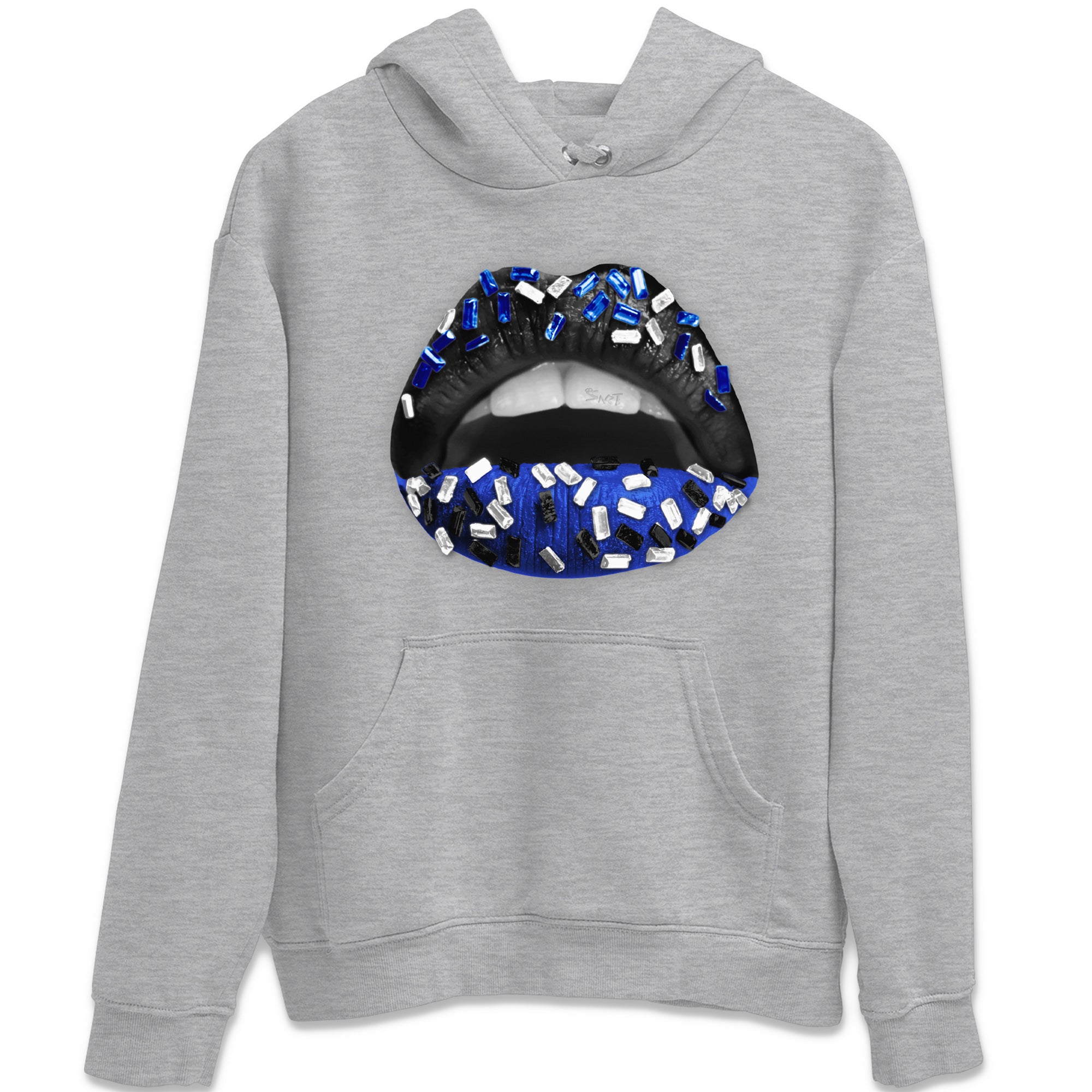 Lips Jewel Unisex Tops - Air Jordan 12 Hyper Royal