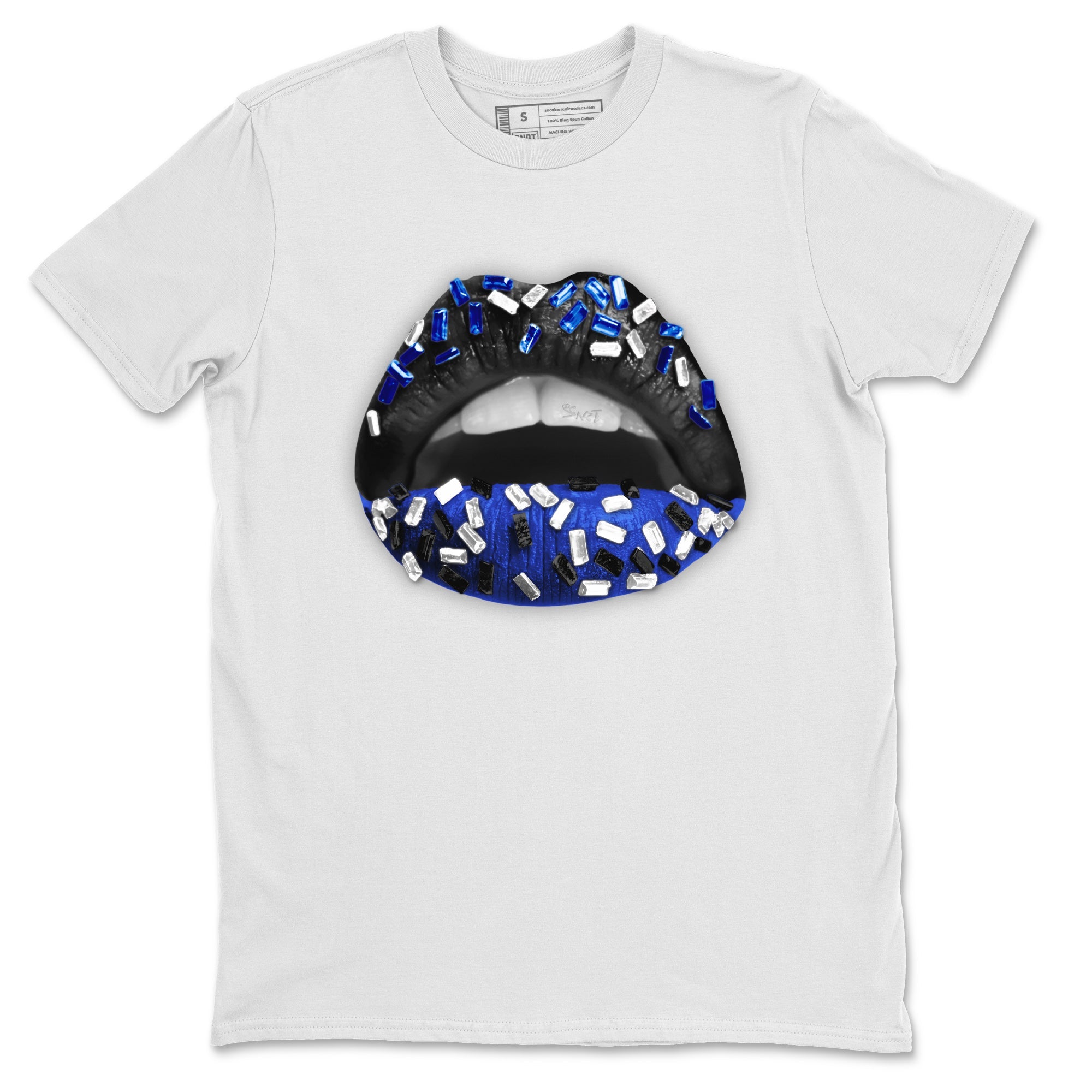Lips Jewel Unisex Tops - Air Jordan 12 Hyper Royal