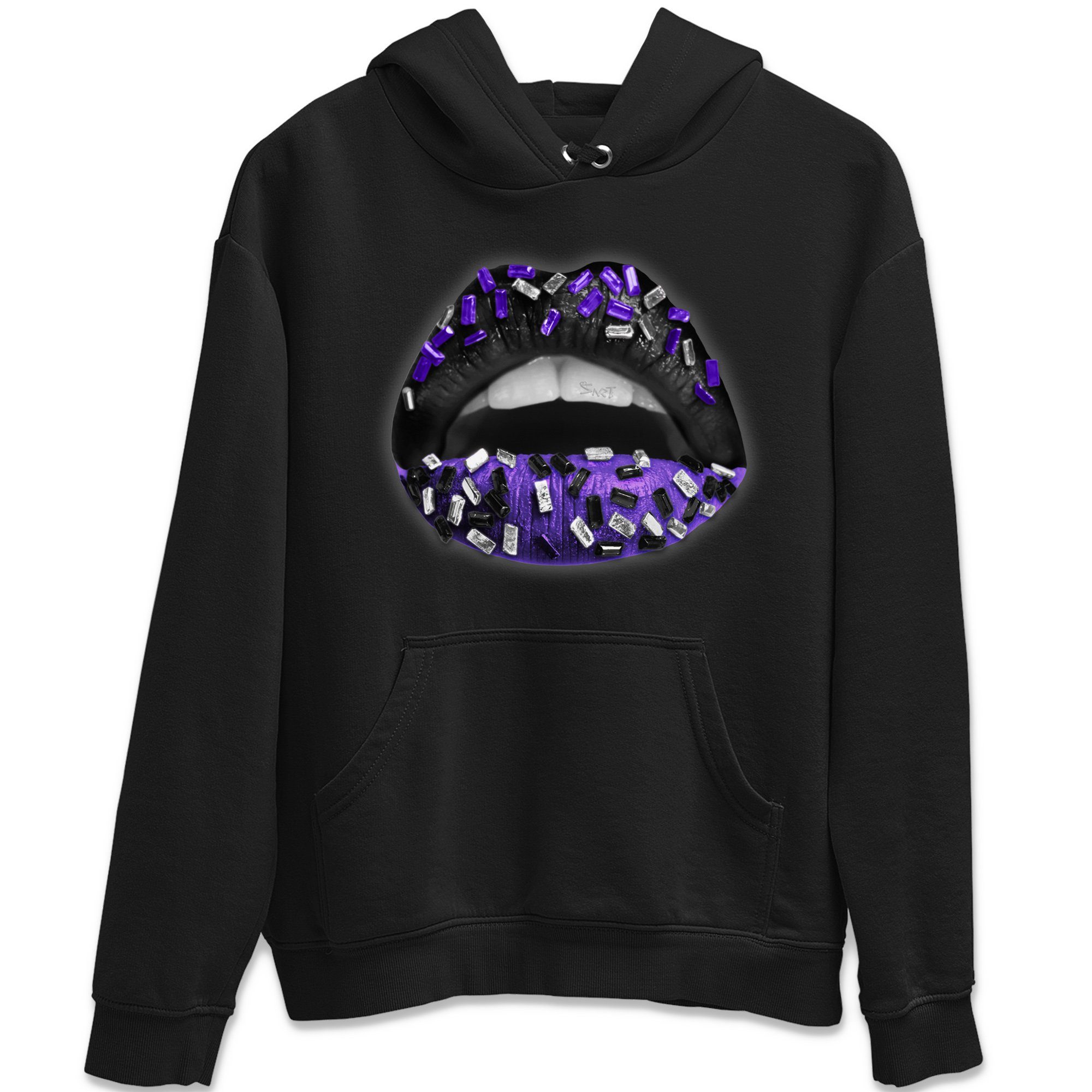 Lips Jewel Unisex Tops - Air Jordan 13 Court Purple