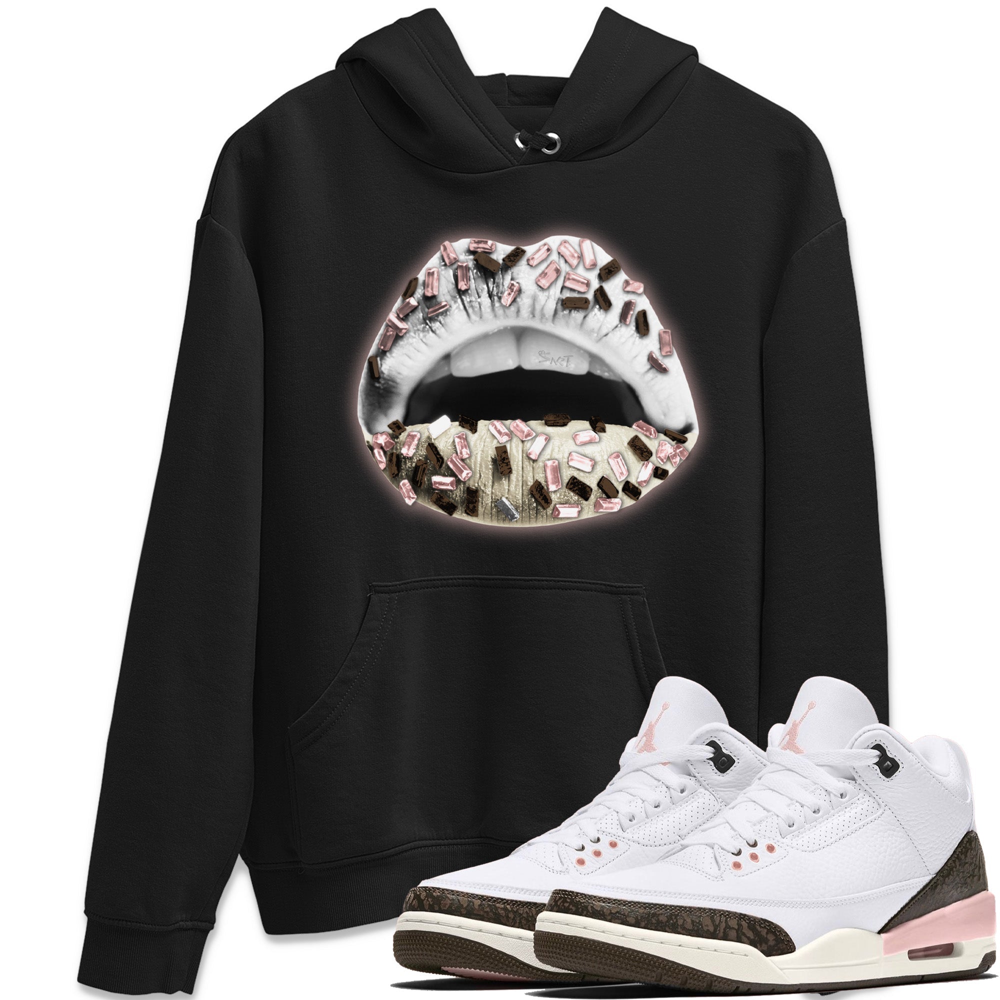 Lips Jewel Unisex Tops - Air Jordan 3 Atmosphere